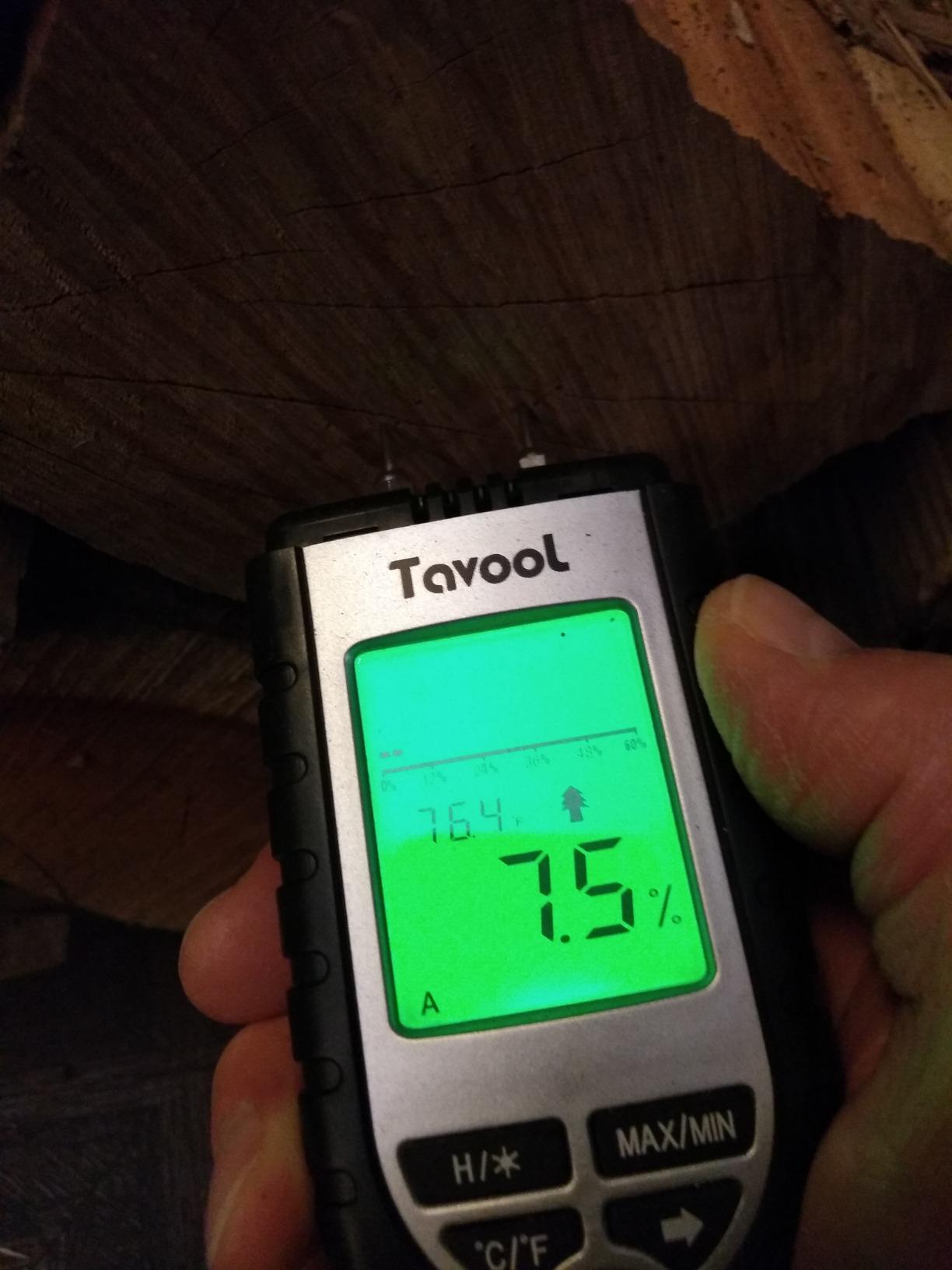 Wood Moisture Meter - Digital Moisture Detector Moisture Tester, Pin-Type Water Leak Detector Damp Tester Dampness Meter for Wood Building Material Firewood Walls Paper Floor (Sliver) customer photo 1