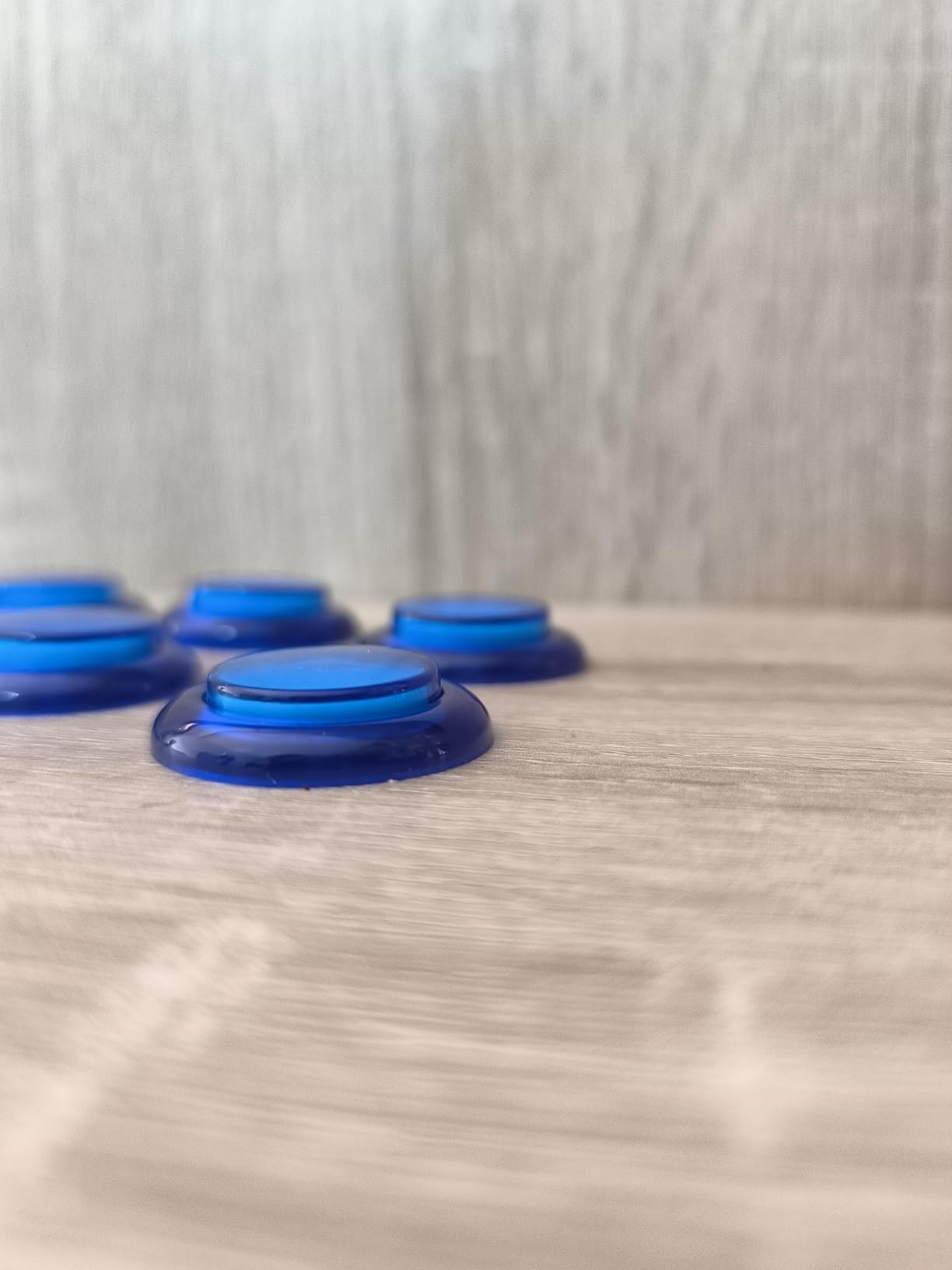 EG STARTS 2 Player Arcade Games DIY Kit Parts 2 Ellipse Oval Joystick Handles + 20 LED lit Arcade Buttons (Red & Blue Kit) customer photo 1