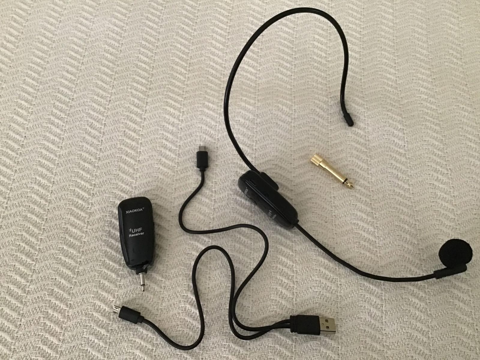 Wireless Microphone Headset, UHF Mic Speaker System for Teaching customer photo 1