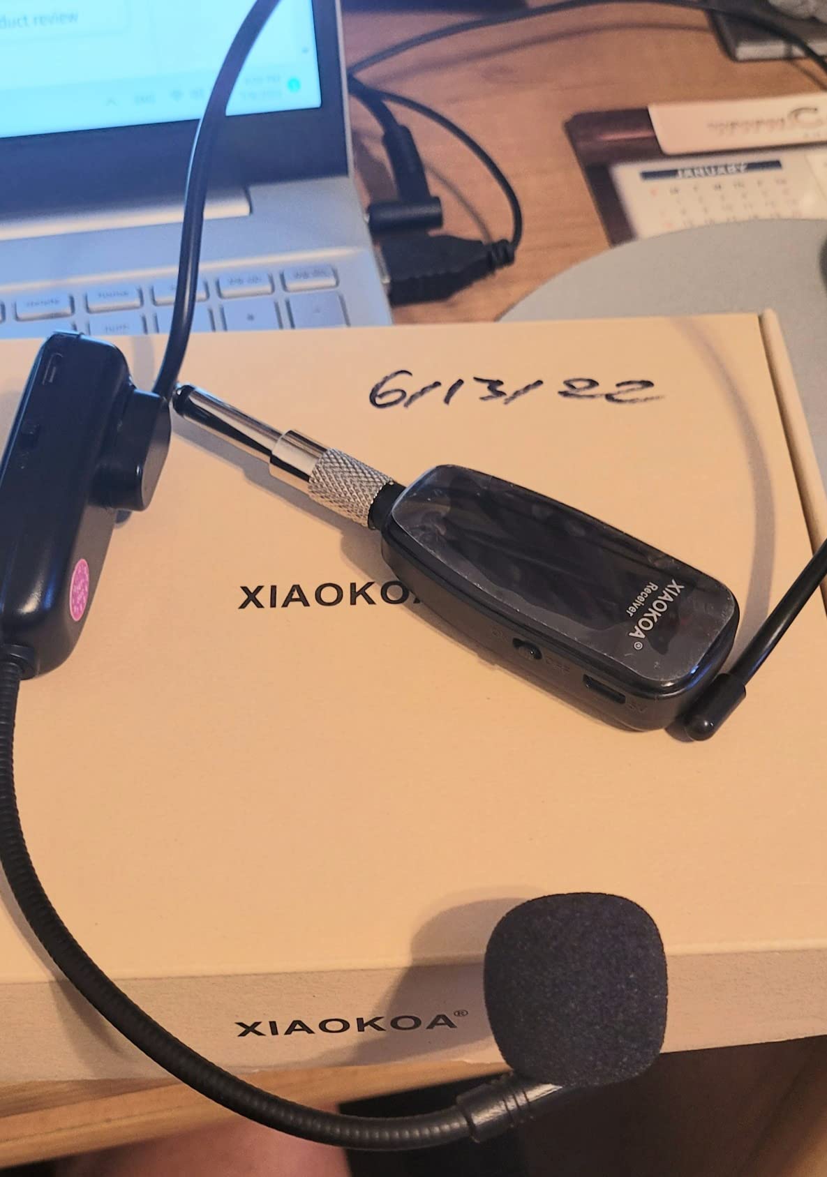 Wireless Microphone Headset, UHF Mic Speaker System for Teaching customer photo 2