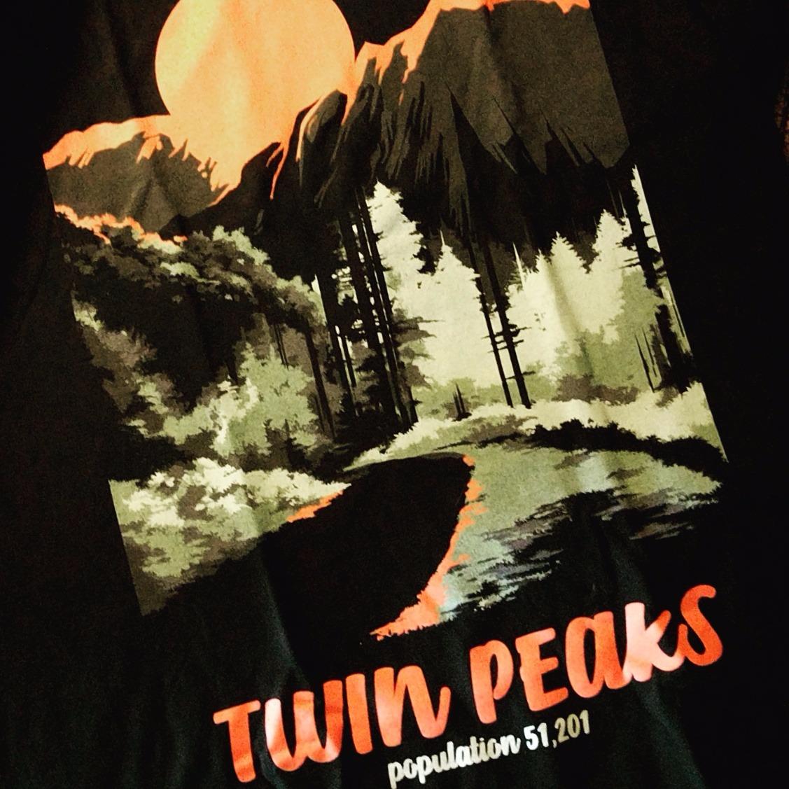 Fifth Sun Mens Twin Peaks Parks Poster T-Shirt customer photo 1