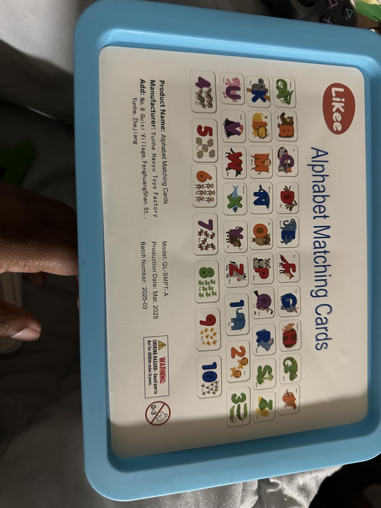 LiKee Alphabet Flash Cards Wooden Letter Puzzle ABC Sight Words Matching Games Counting Board Preschool Educational Montessori Toys for Toddlers Boys Girls 3+ Years (36 Cards& 37 Wood Pieces) customer photo 2