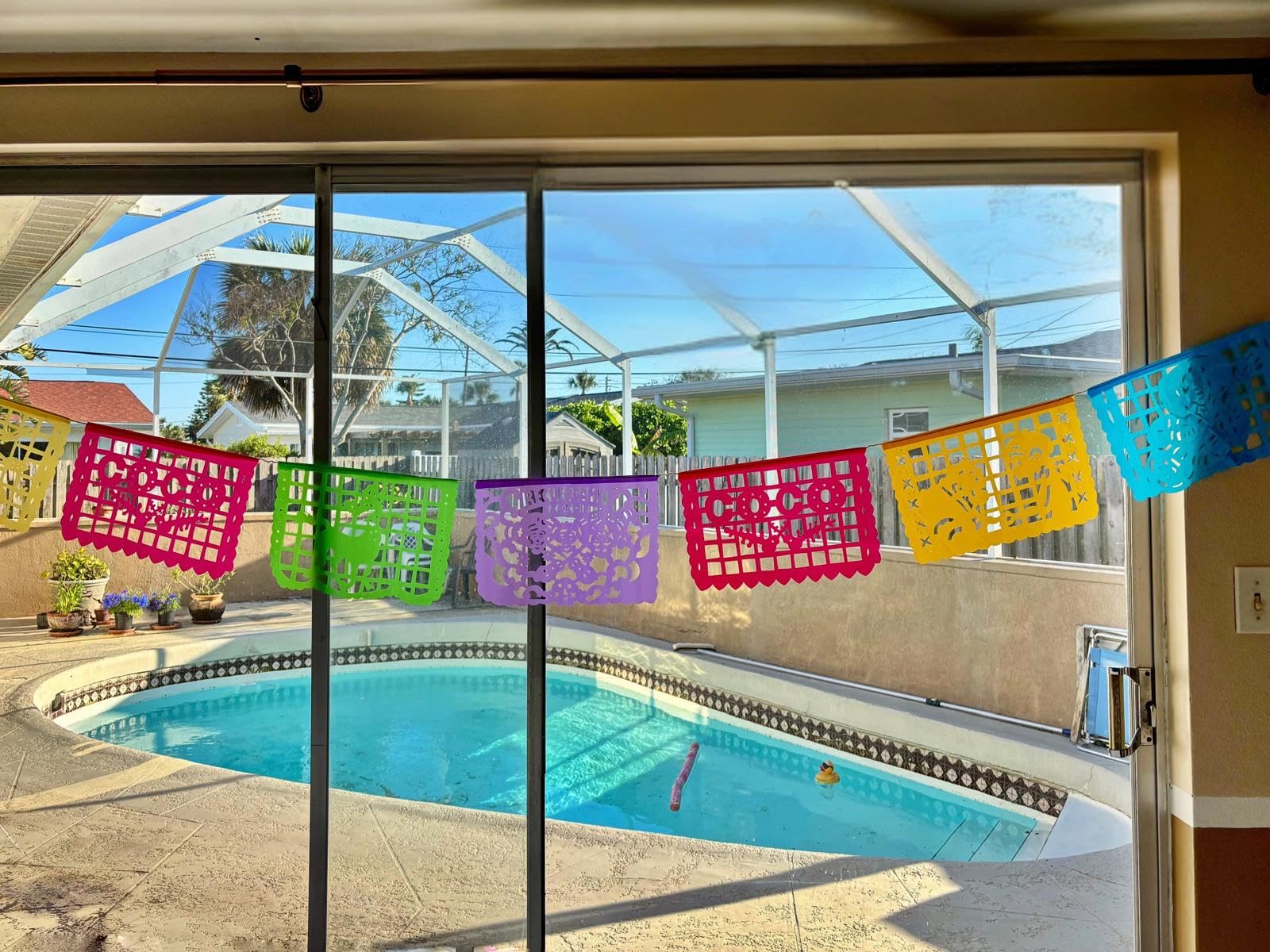 Coco Birthday Party Decorations, Paper Papel Picado Banners 2-Pack, 30 Ft customer photo 1