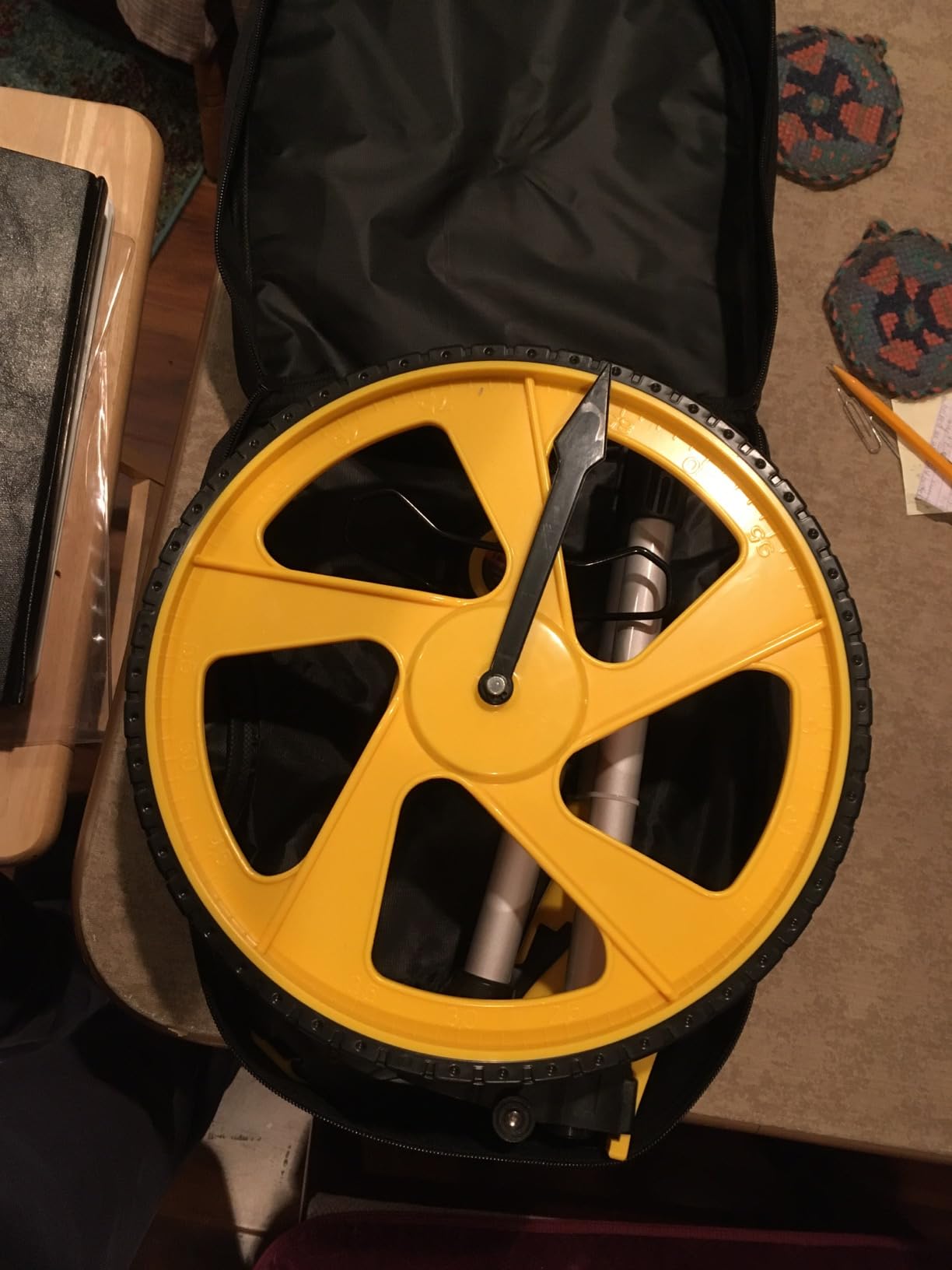 Zozen Measuring Wheel in Feet and Inches, Double Collapsible, Mechanical customer photo 1