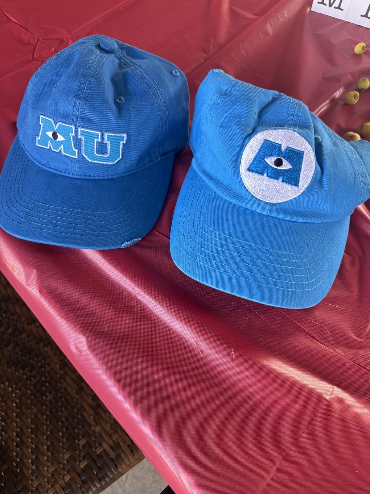 Concept One Unisex Adult Disney Pixar Monsters Inc Monsters University Baseball Cap, Adjustable Dad Hat, Blue customer photo 1