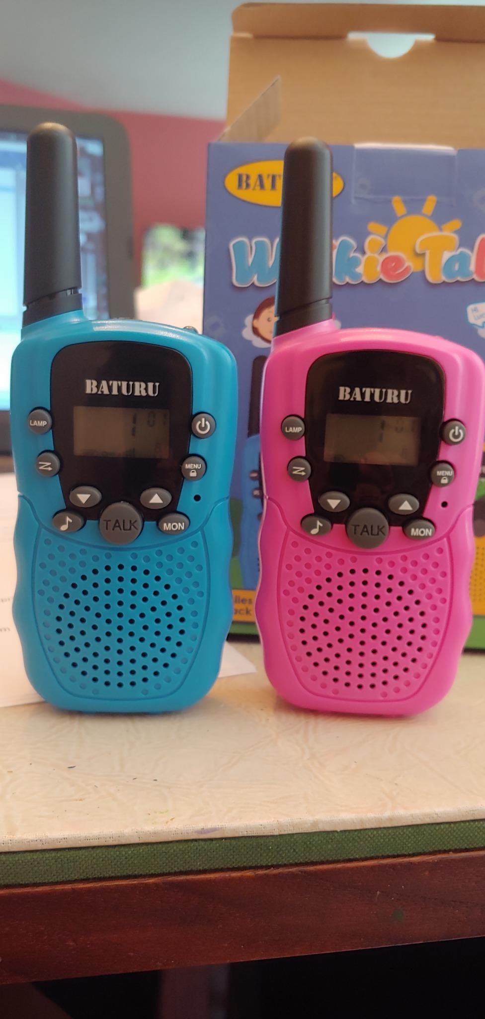 Walkie Talkies for Kids Games Outdoor Toys for 3-12 Year Old Boys Girls | 3 Miles Long Range Walkie Talkie to Camping Hiking, 4 Year Old Girl Birthday Gifts for 3 4 5 6 7 8 9 Year Old Boy Girl Gift customer photo 2