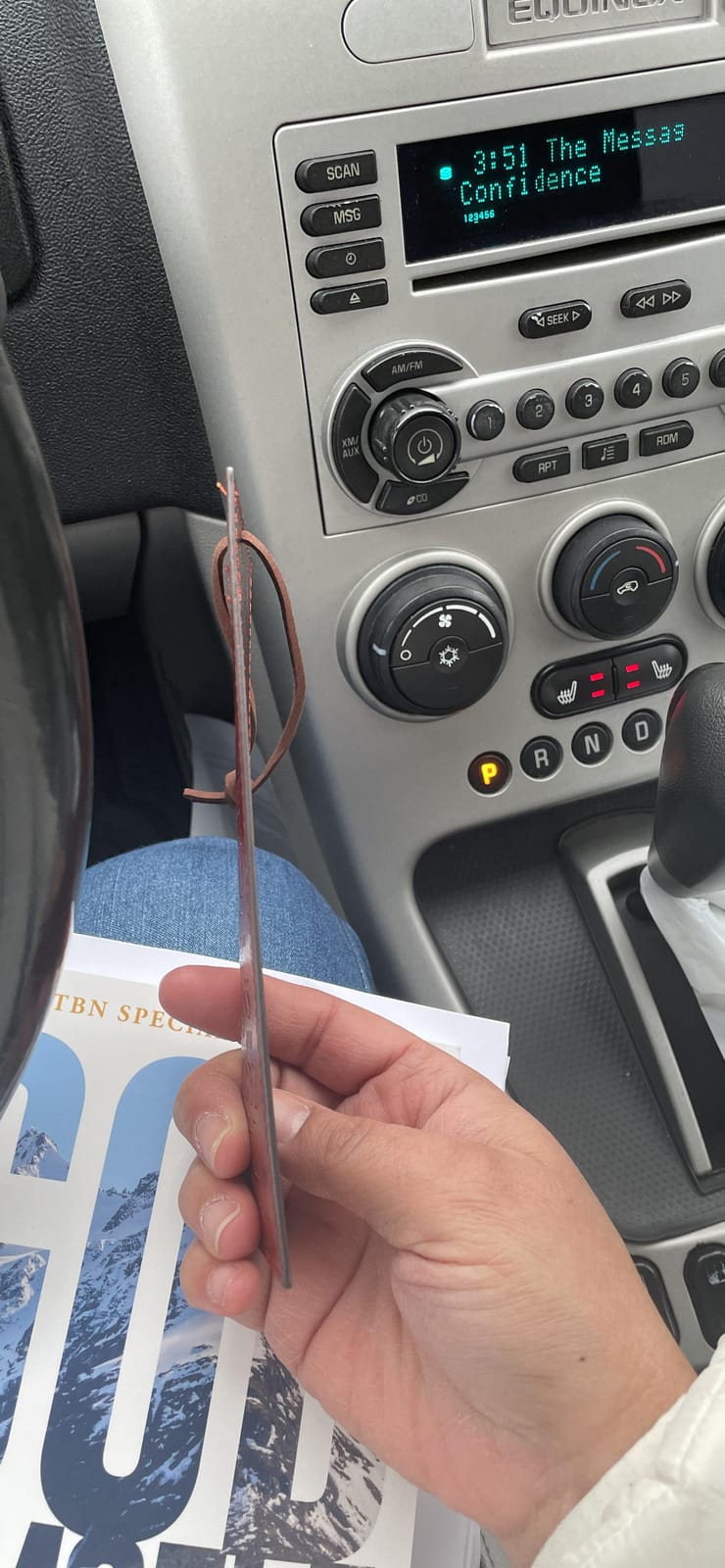 Christian Art Gifts Faux Leather Scripture Bookmark: Trust in The Lord | Proverbs 3:5-6 Bible Verse, Heat-Debossed, Brown with Cord Tassel, Encouragement Gifts customer photo 2