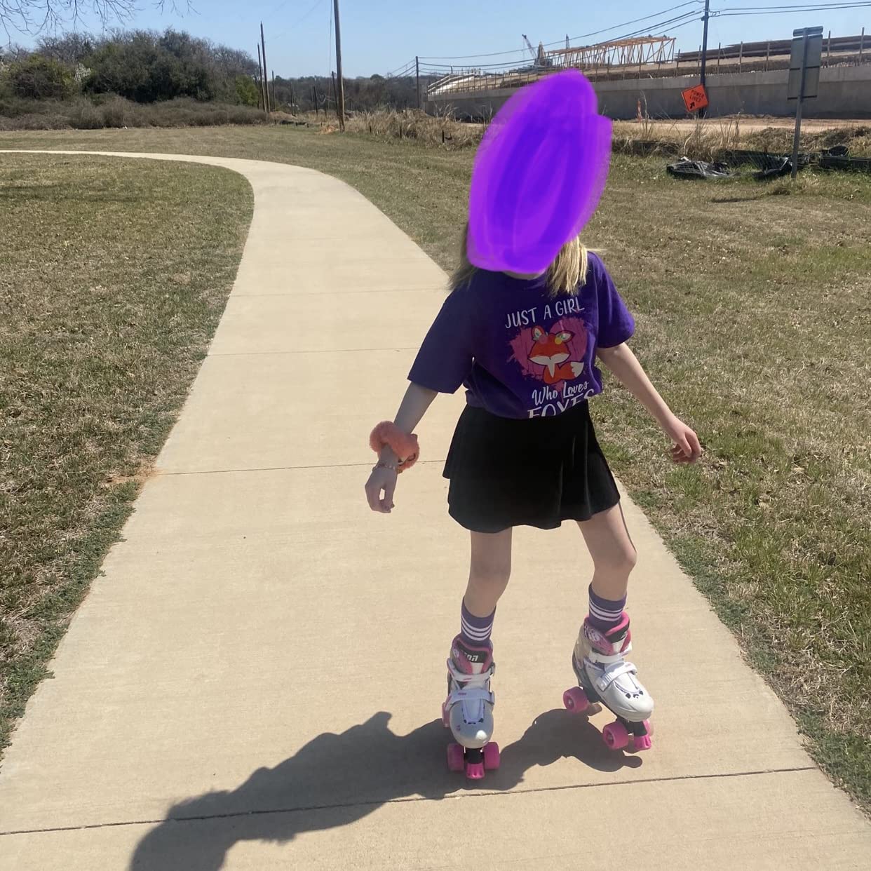 Just a Girl Who Loves Foxes T Shirt Pink Cute Heart and Fox T-Shirt customer photo 1