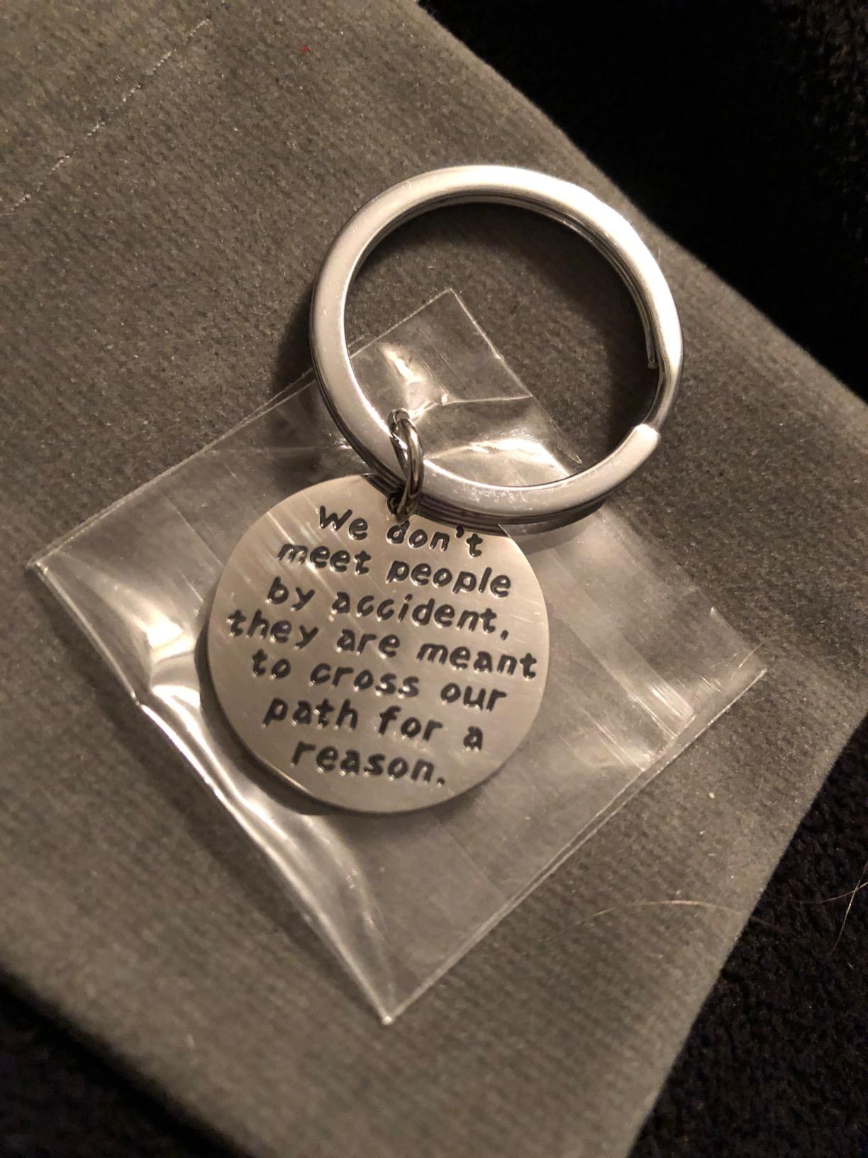 Nimteve Coworker Leaving Gifts: Colleague Friend Boss Goodbye Farewell Keychain Retirement customer photo 2
