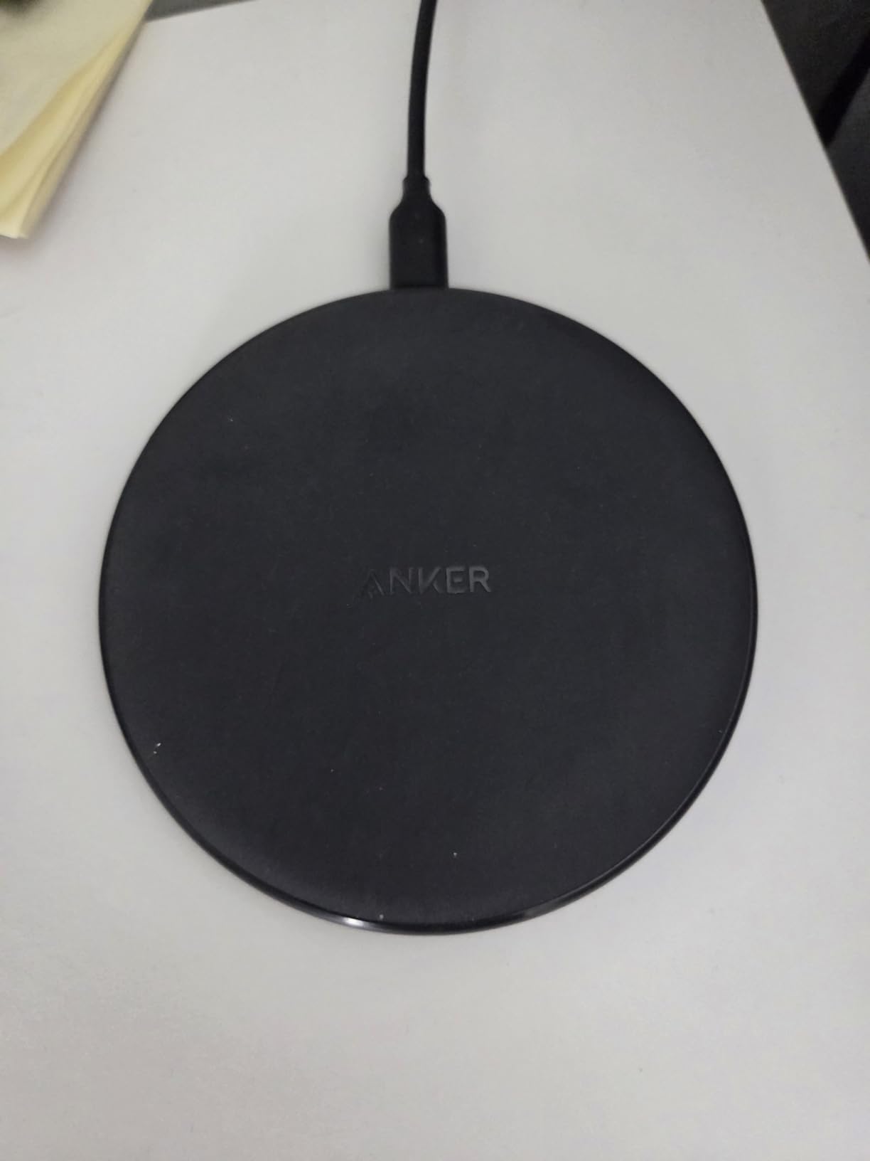 Anker 313 Qi-Certified 10W Fast Wireless Charger Pad | Portable Wireless Charging Pad for Samsung, iPhone, and AirPods customer photo 1