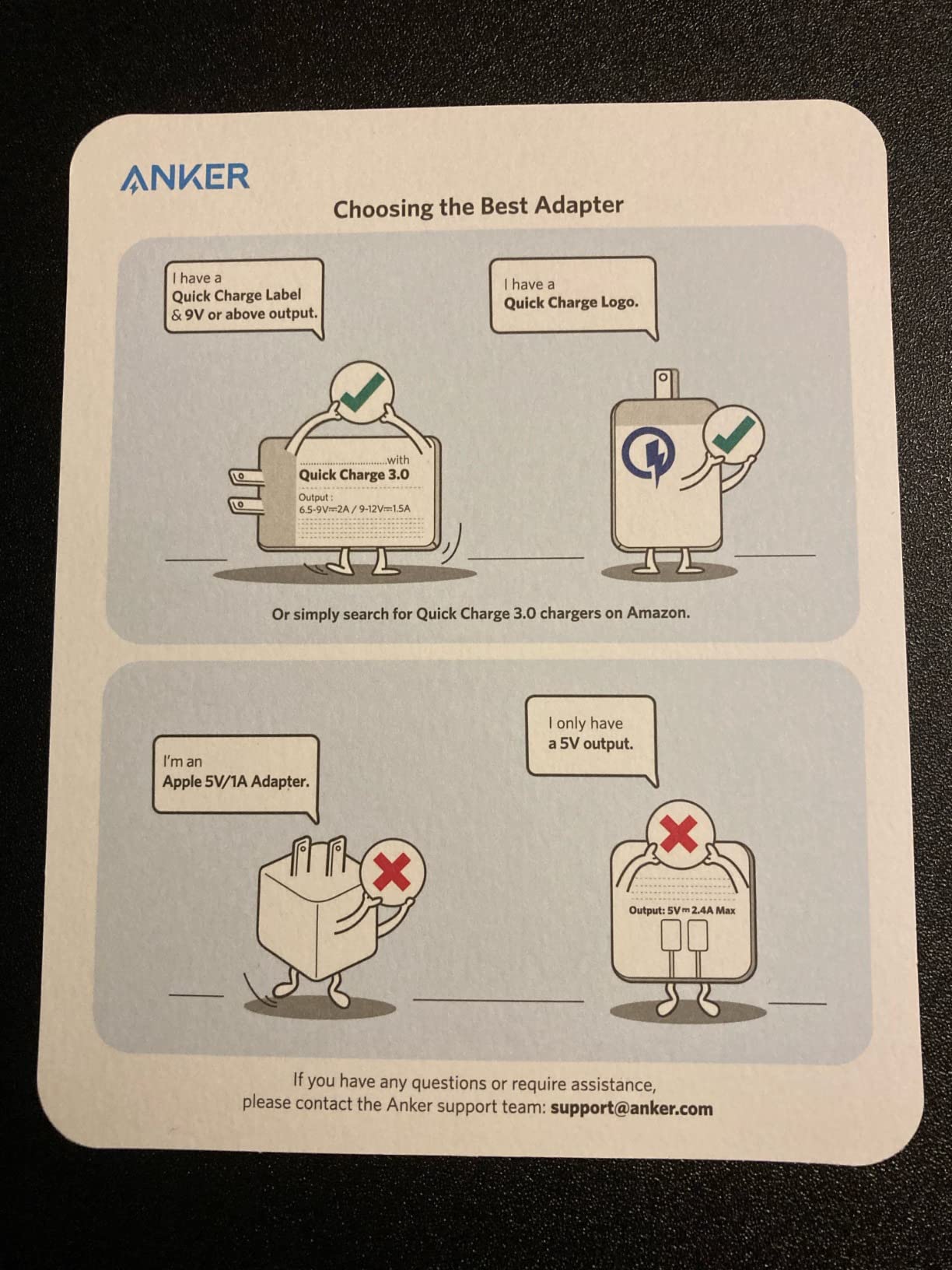 Anker 313 Qi-Certified 10W Fast Wireless Charger Pad | Portable Wireless Charging Pad for Samsung, iPhone, and AirPods customer photo 2