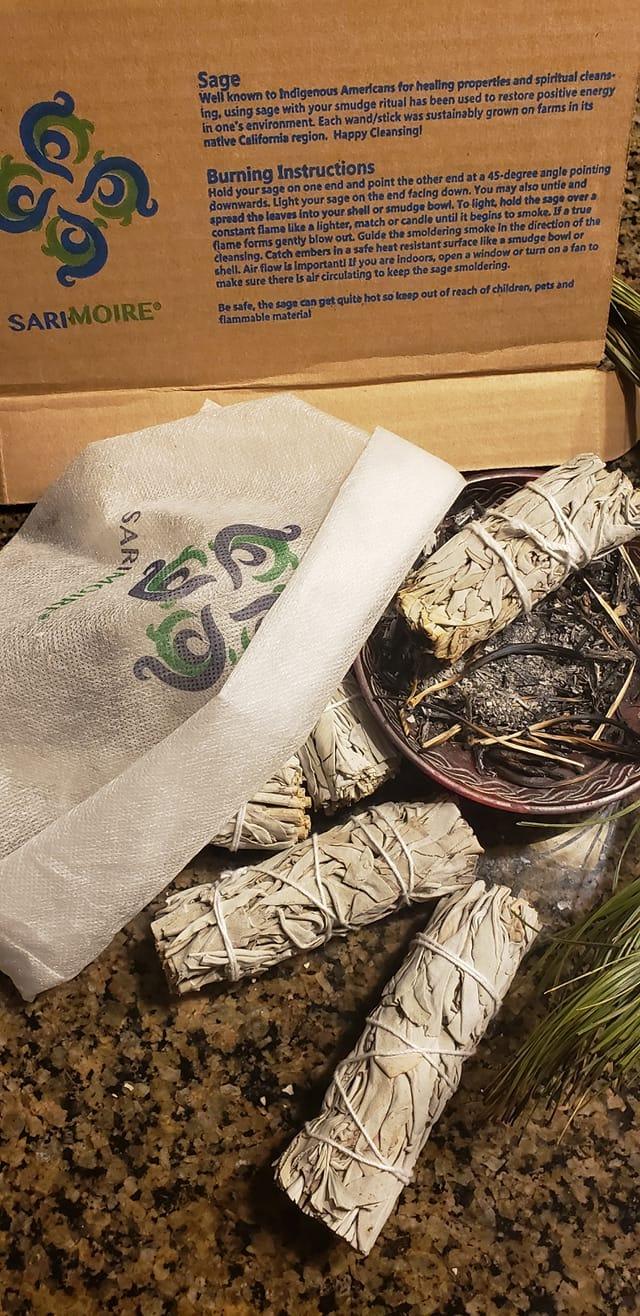 White Sage Sticks 6 Pack, 4in Smudge Sticks Bundle for Cleansing & Smudging customer photo 2
