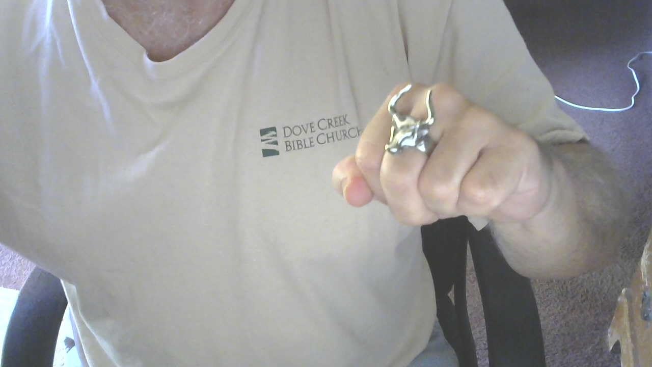 Men's Stainless Steel Vintage Silver Bullfighter Bull Head Ring customer photo 1