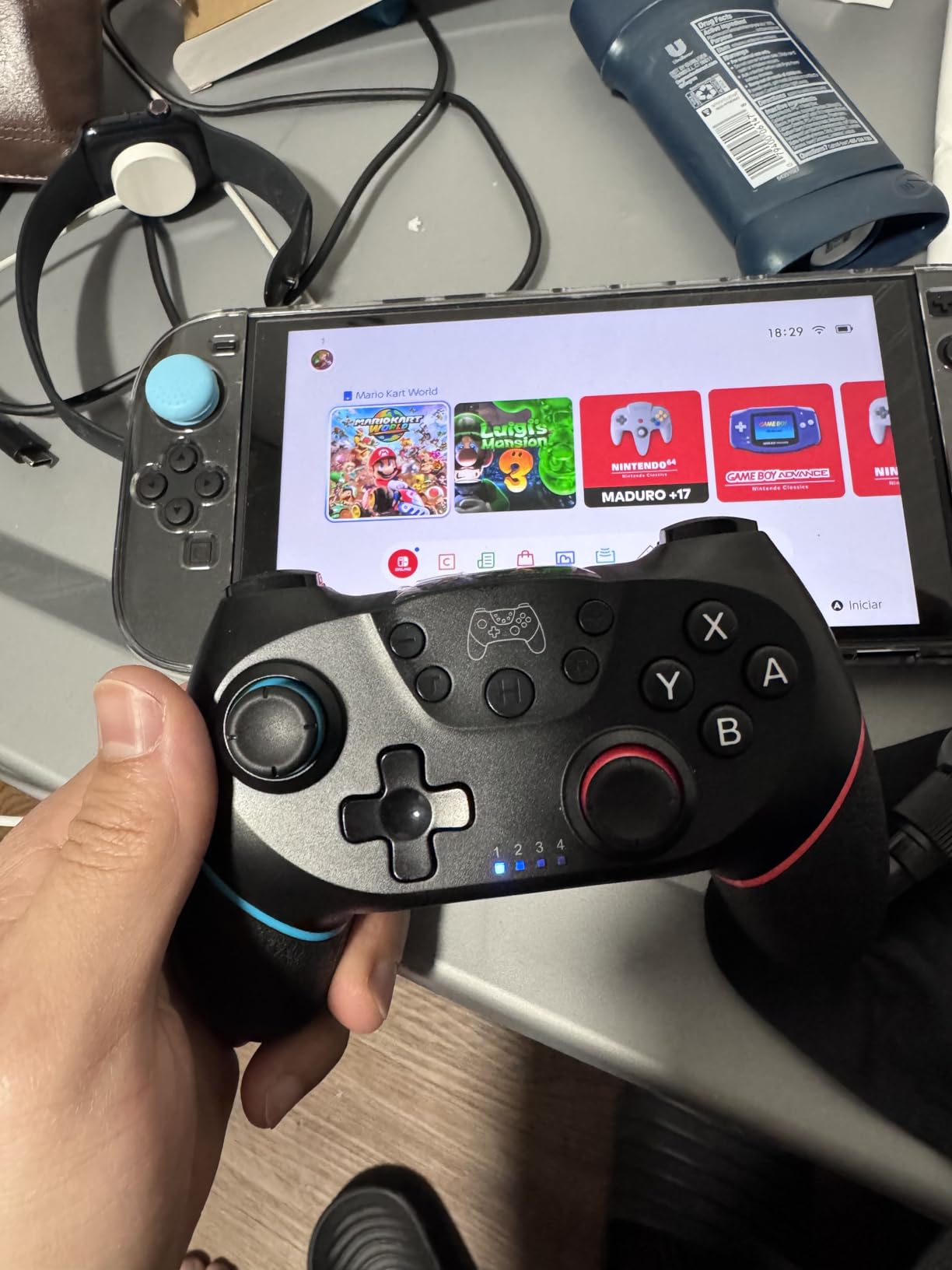 Diswoe Wireless Pro Controller for Switch 1/Switch 2/Lite/OLED/PC customer photo 1