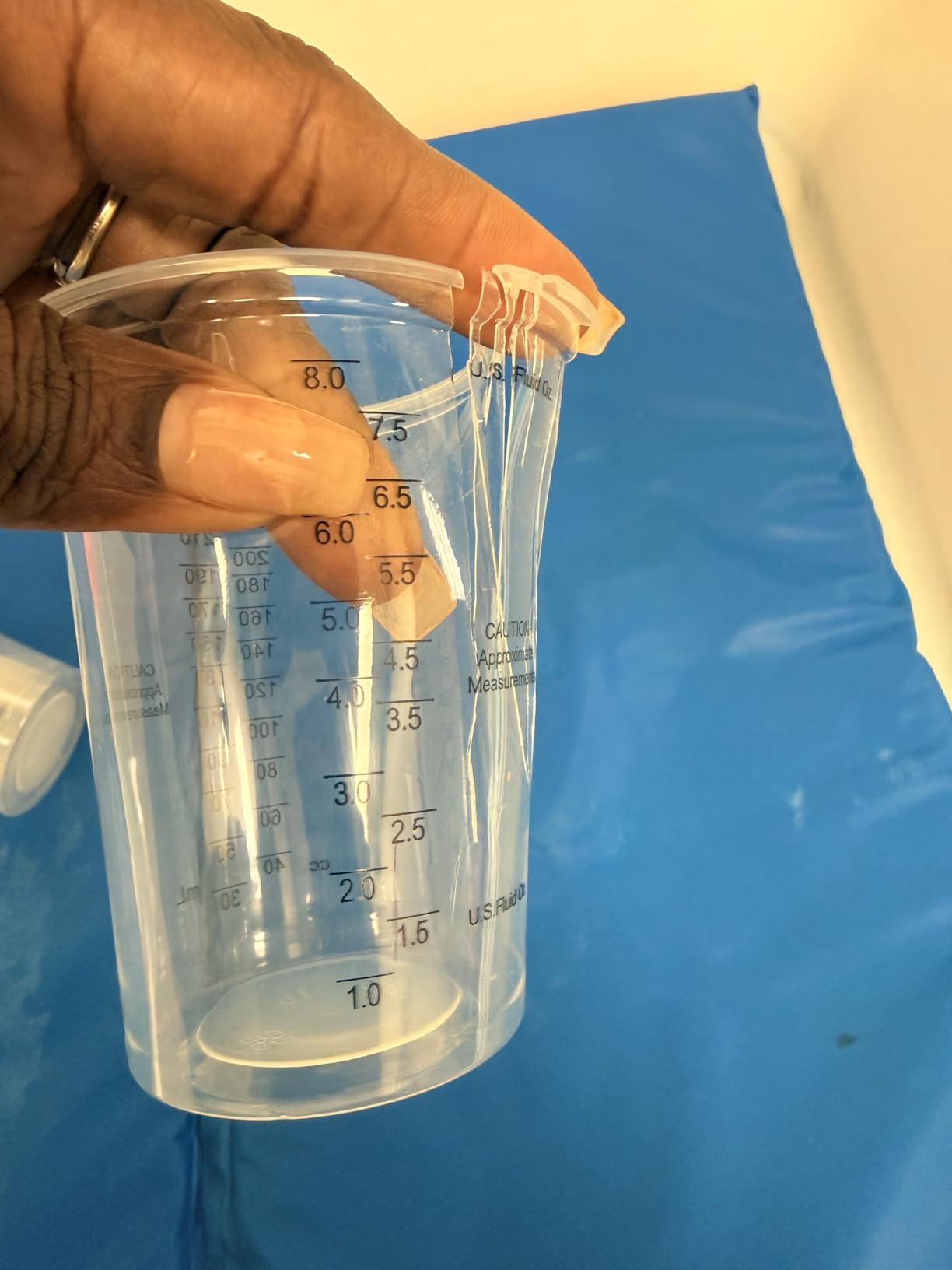 Epoxy Resin Crystal Clear Kit for Art, Jewelry, Crafts, Coating- 16 OZ Including 8OZ Resin and 8OZ Hardener | Bonus 4 pcs Measuring Cups, 3pcs Sticks, 1 Pair Rubber Gloves by Puduo | Including 8OZ Resin and 8OZ Hardener, Bonus 4 pcs Measuring Cups, 3pcs Sticks,1 Pair Rubber Gloves customer photo 1