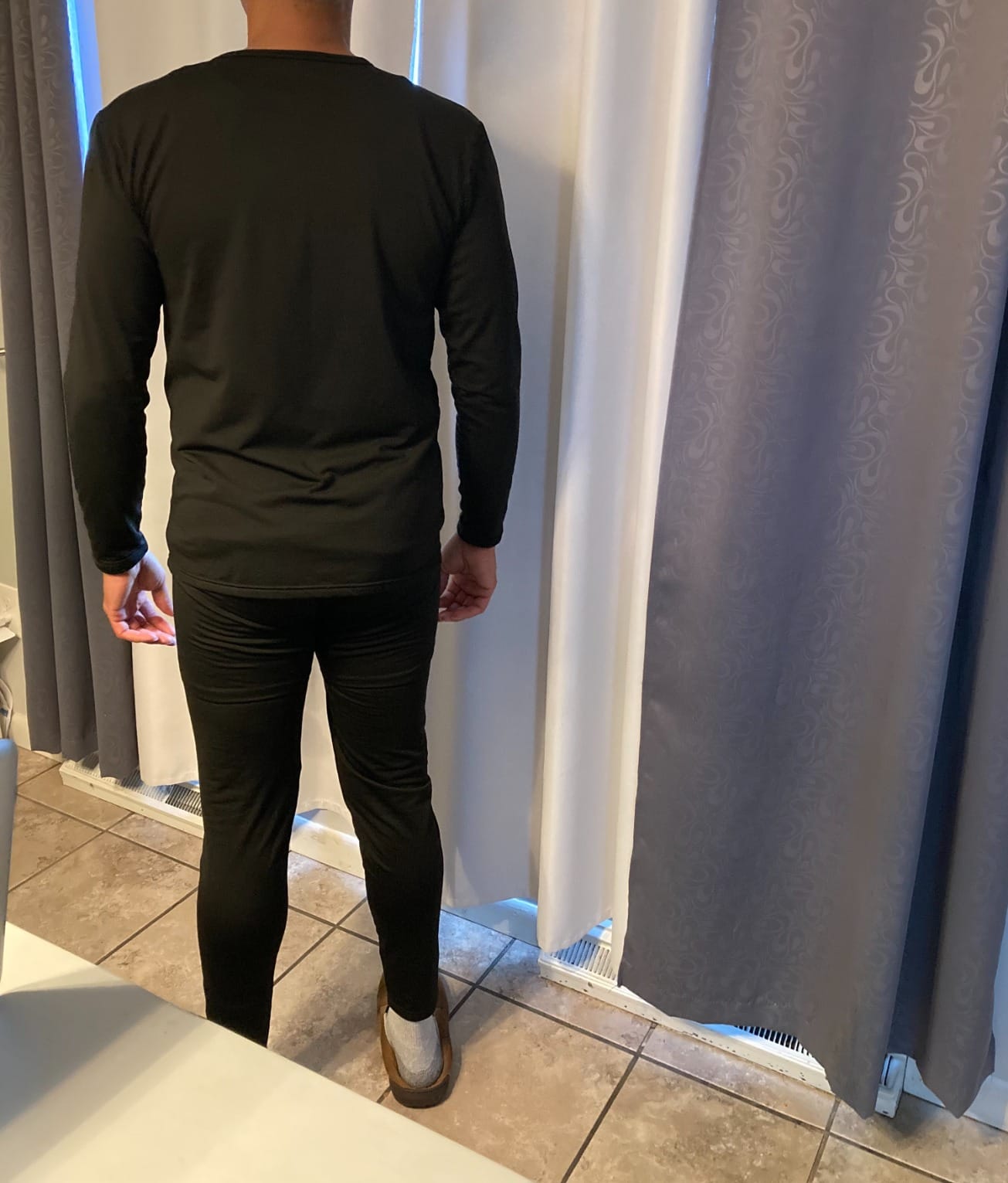 Thermal Underwear for Men Long Johns Thermals Set Base Layer Cold Weather customer photo 2