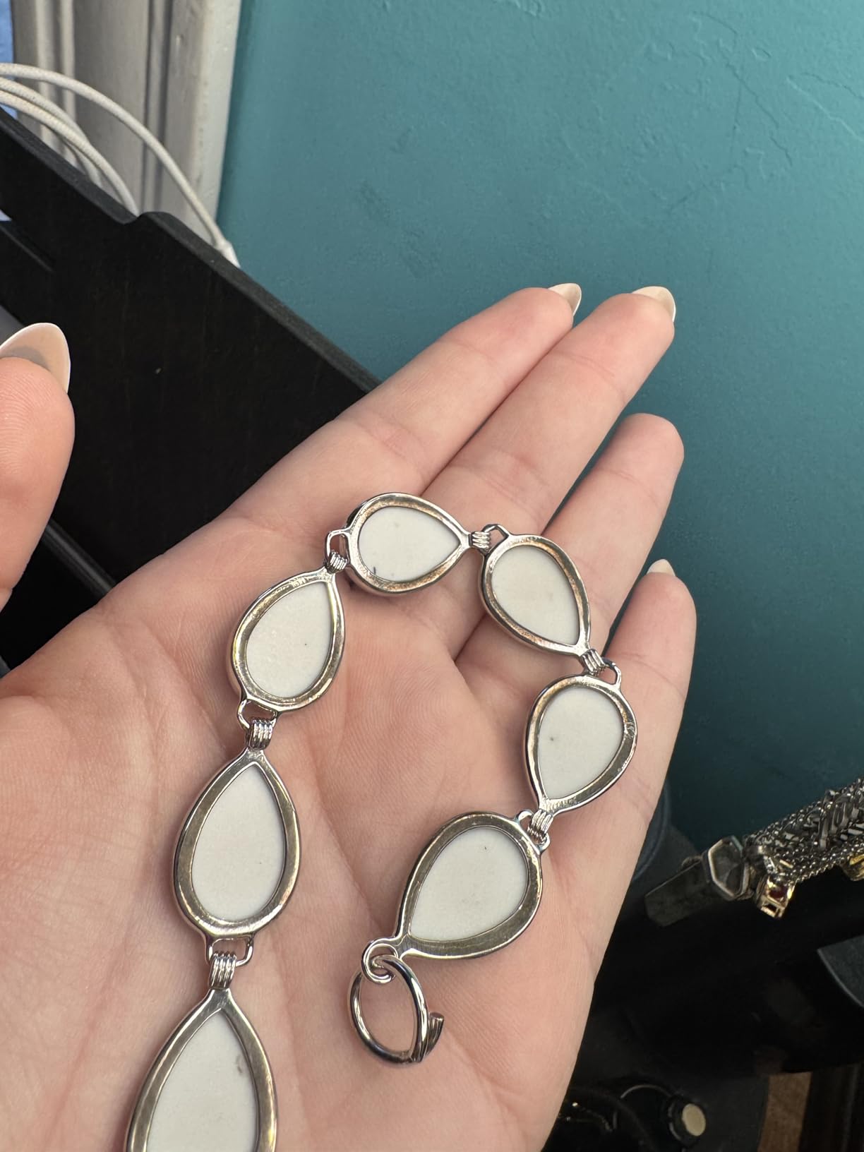 SUNYIK Natural Abalone Shell Bracelet for Women and Man customer photo 1