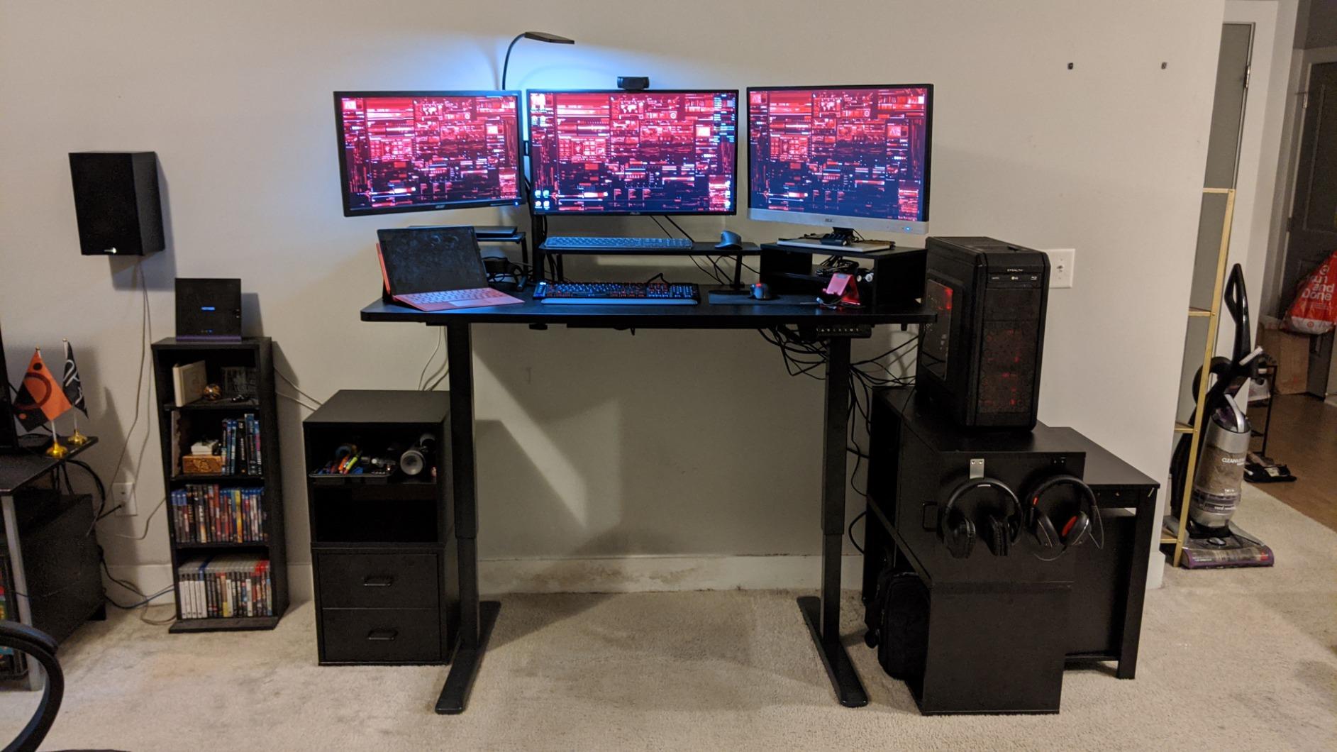 VIVO Black 60 x 24 in Standing Desk, DESK-KIT-1B6B customer photo 1