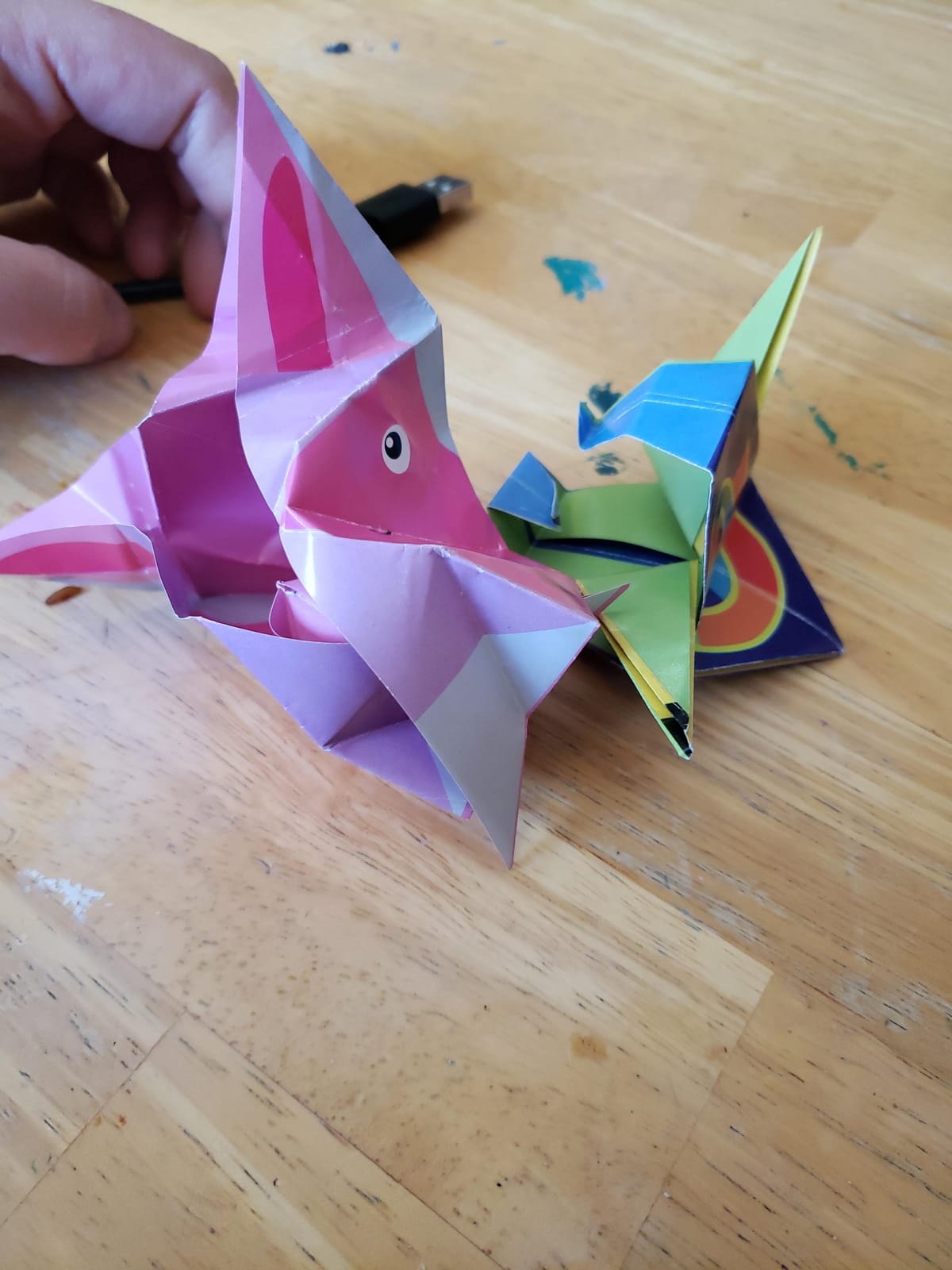 GAMENOTE Origami Kit for Kids Ages 8-12, 54 Projects, 120 Sheets with Book | Double-Sided Origami Paper includes 54 guided projects, 120 sheets and a step-by-step book for beginners ages 5-8. customer photo 1