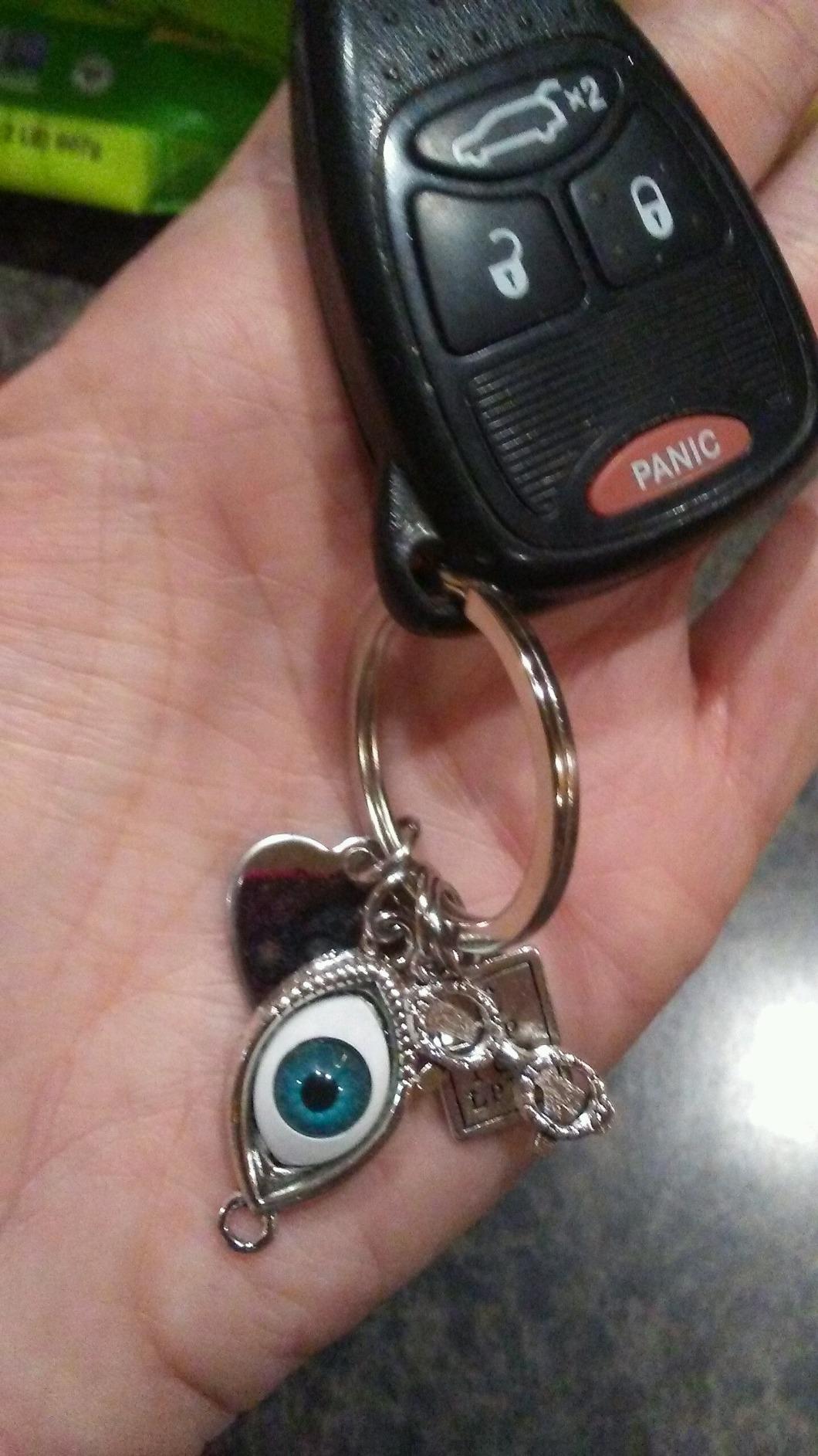 Kit's Kiss Eye Doctor Keychain Ophthalmologist Gift Ophthalmology Optometrist Optometrist Graduation Eye Exam Optician Vision Eyeglasses Charm Keyring customer photo 1