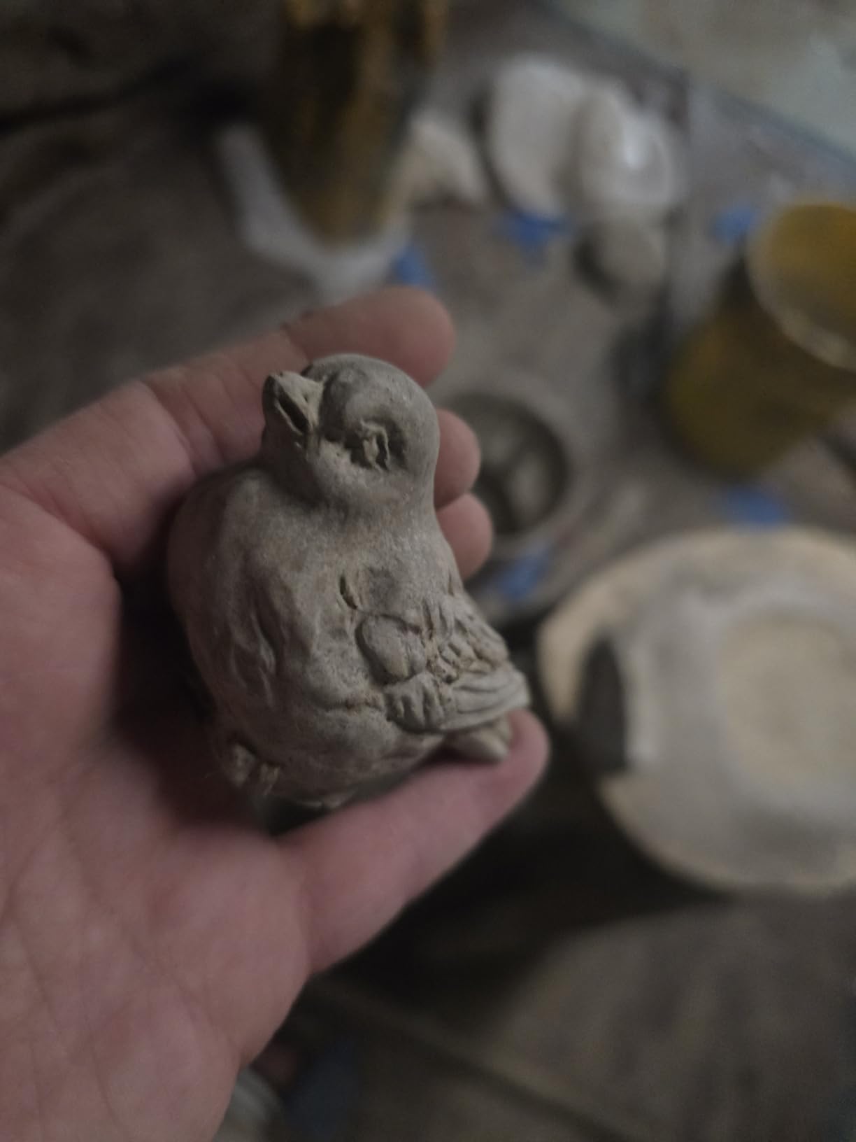 3D Bird Soap Mold Small Bird Silicone Mould for Soap Making Chocolate Candy Molds Cake Fondant Topper Decoration Resin Clay Plaster Candle Crayon Melt Mold (Random Color) customer photo 1