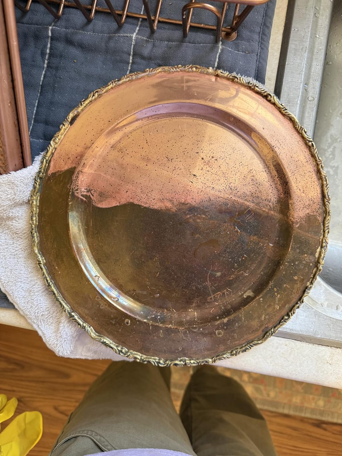Wright's by Weiman Cream Copper and Brass Cleaner - Gently Cleans and Removes Tarnish without Scratching, Polishing Cloth Included customer photo 1
