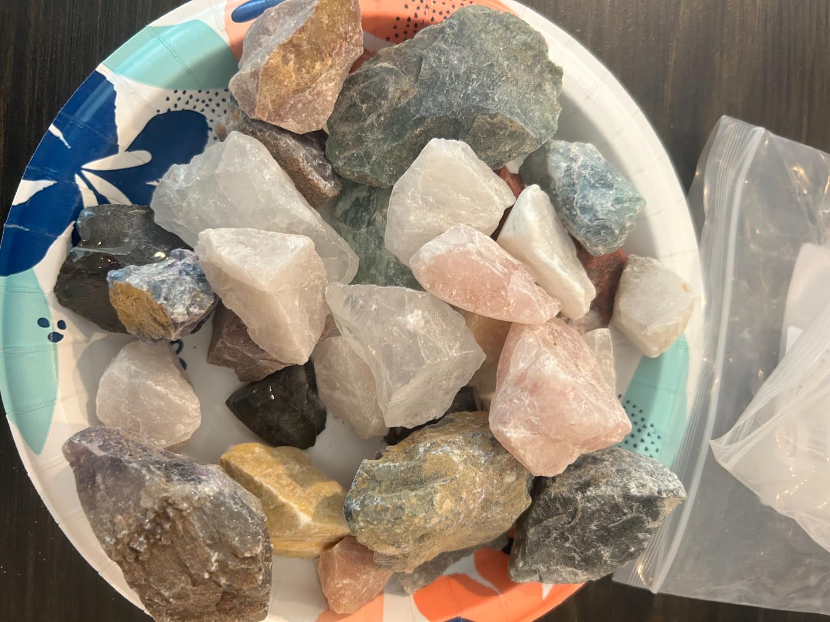 3 lbs Bulk Rough Madagascar Stones Mix Large 1