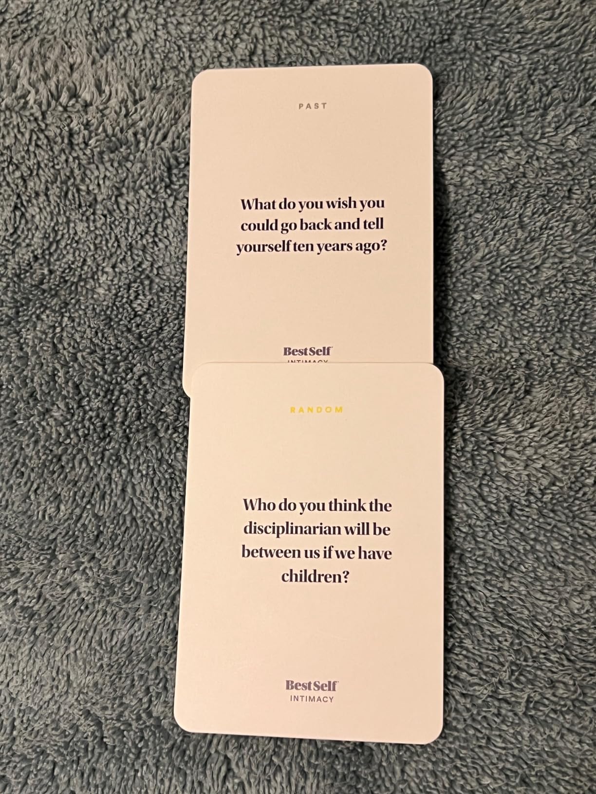 BestSelf Intimacy Deck – 170 Conversation Cards for Couples customer photo 1