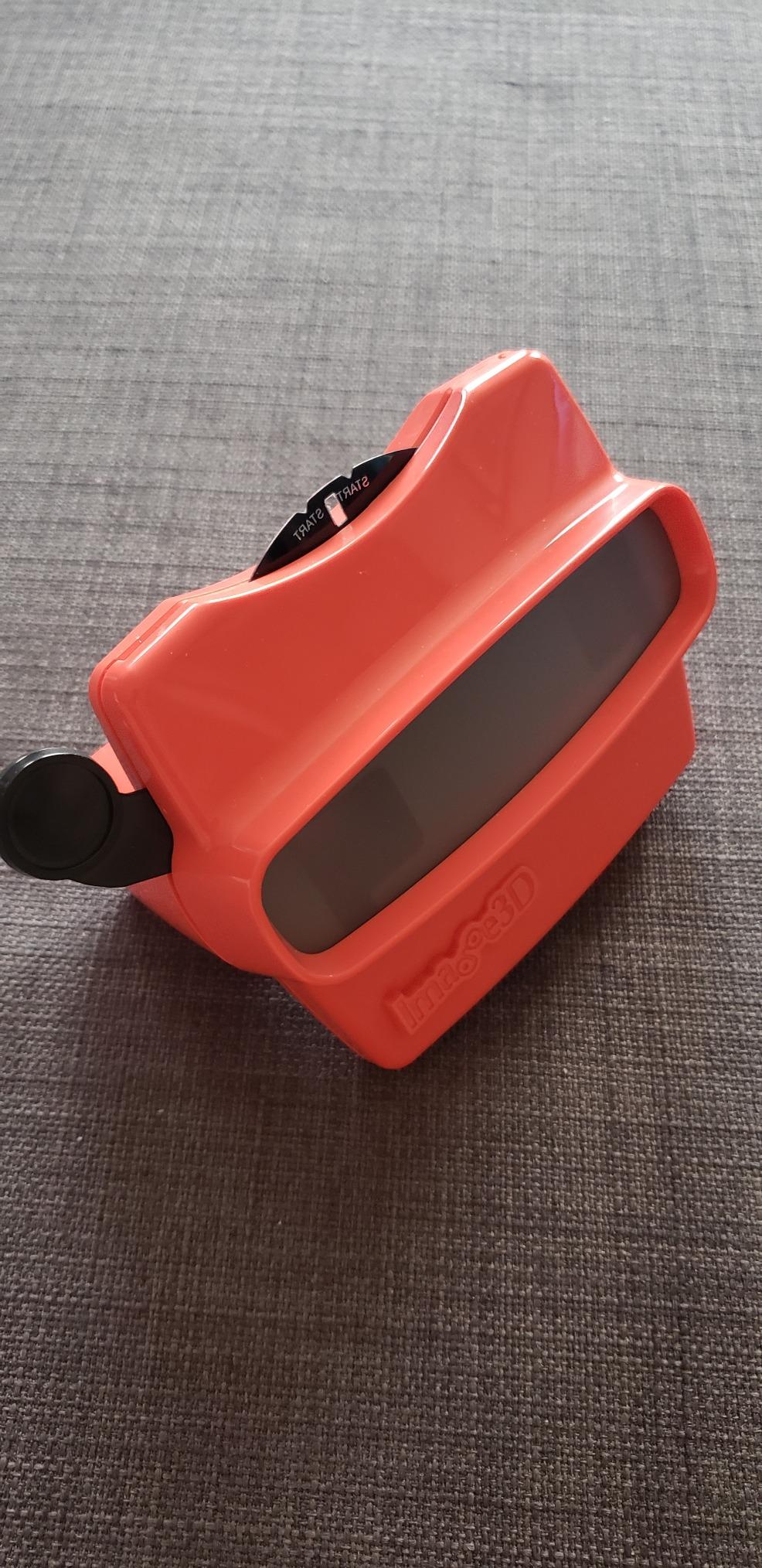 IMAGE3D Custom Viewfinder Reel Plus RetroViewer - for Kids, & Adults, Classic Toys, Slide Viewer, Retro, Vintage, May Work in Old Toys (Red) customer photo 1