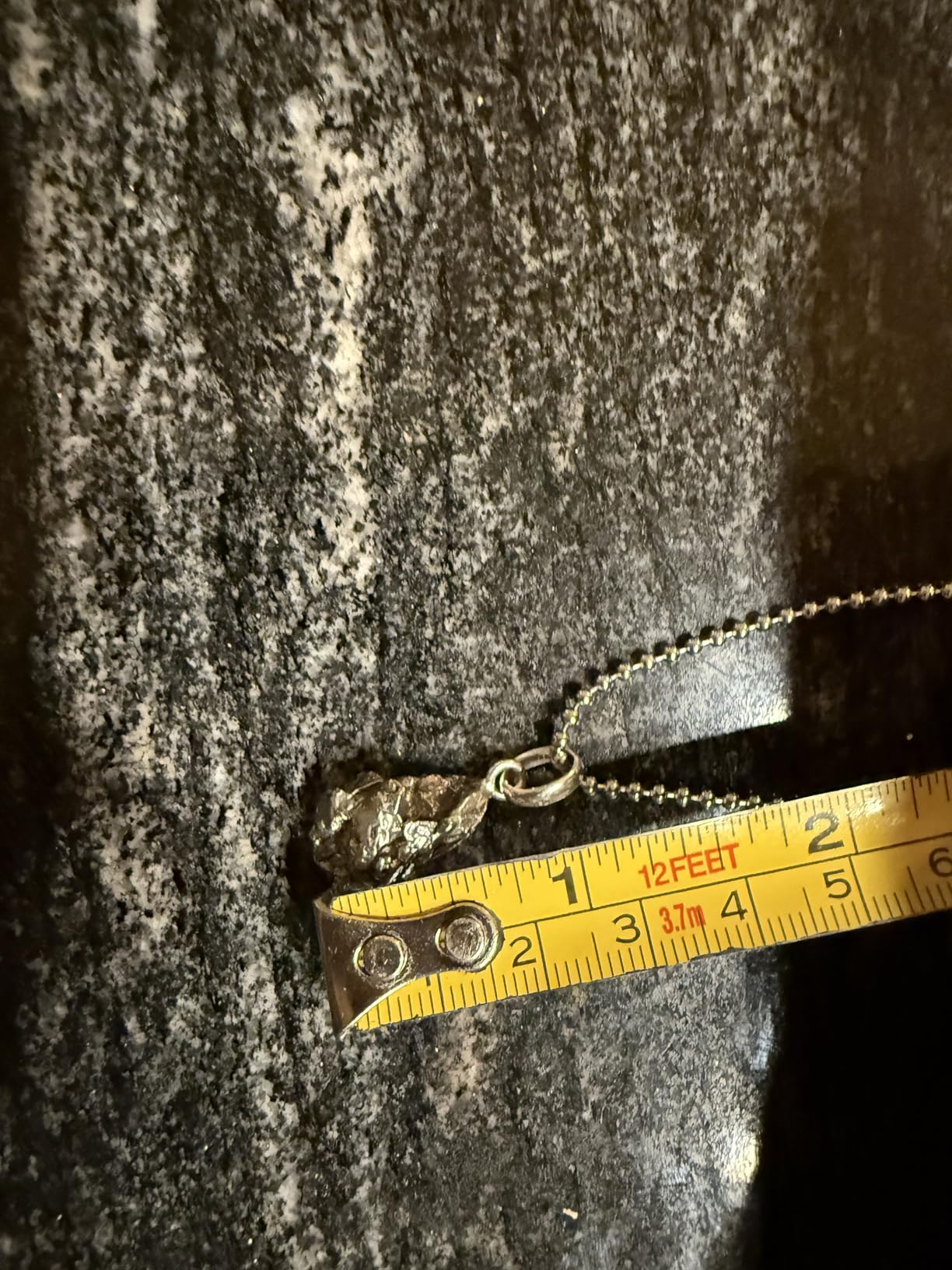 Starborn Campo Del Cielo Meteorite Pendant in Sterling Silver customer photo 1