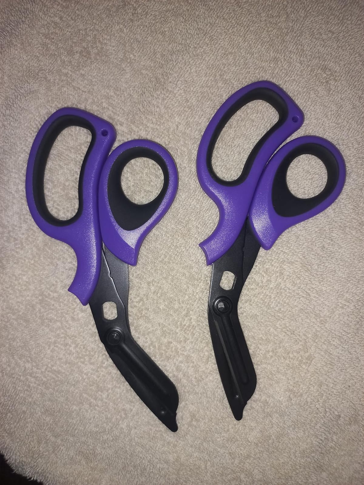 MEUUT Medical Scissors 2-Pack Trauma Shears for Nurses, All Purpose Bandage Scissors, 7.8