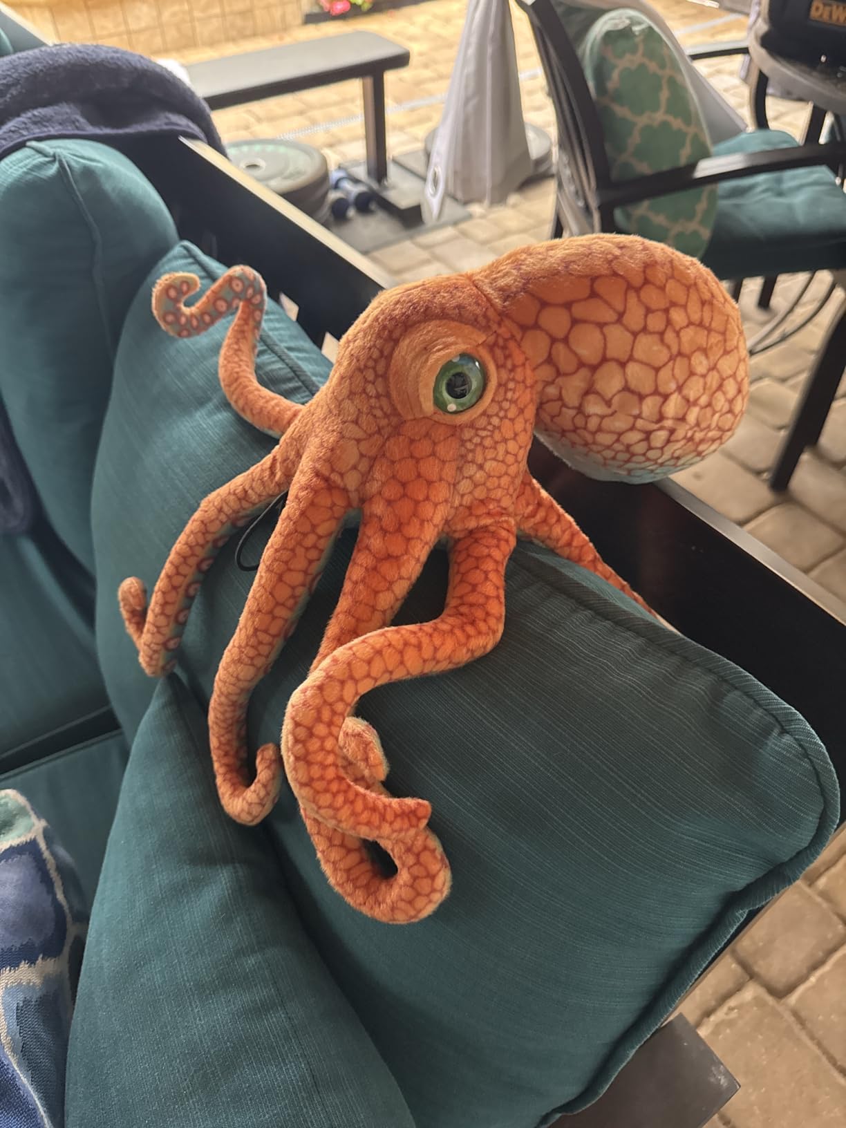 ERDAO Realistic Octopus Plush,Giant Stuffed Marine Animals Toy Gifts for Kids (21.6 inch) customer photo 1