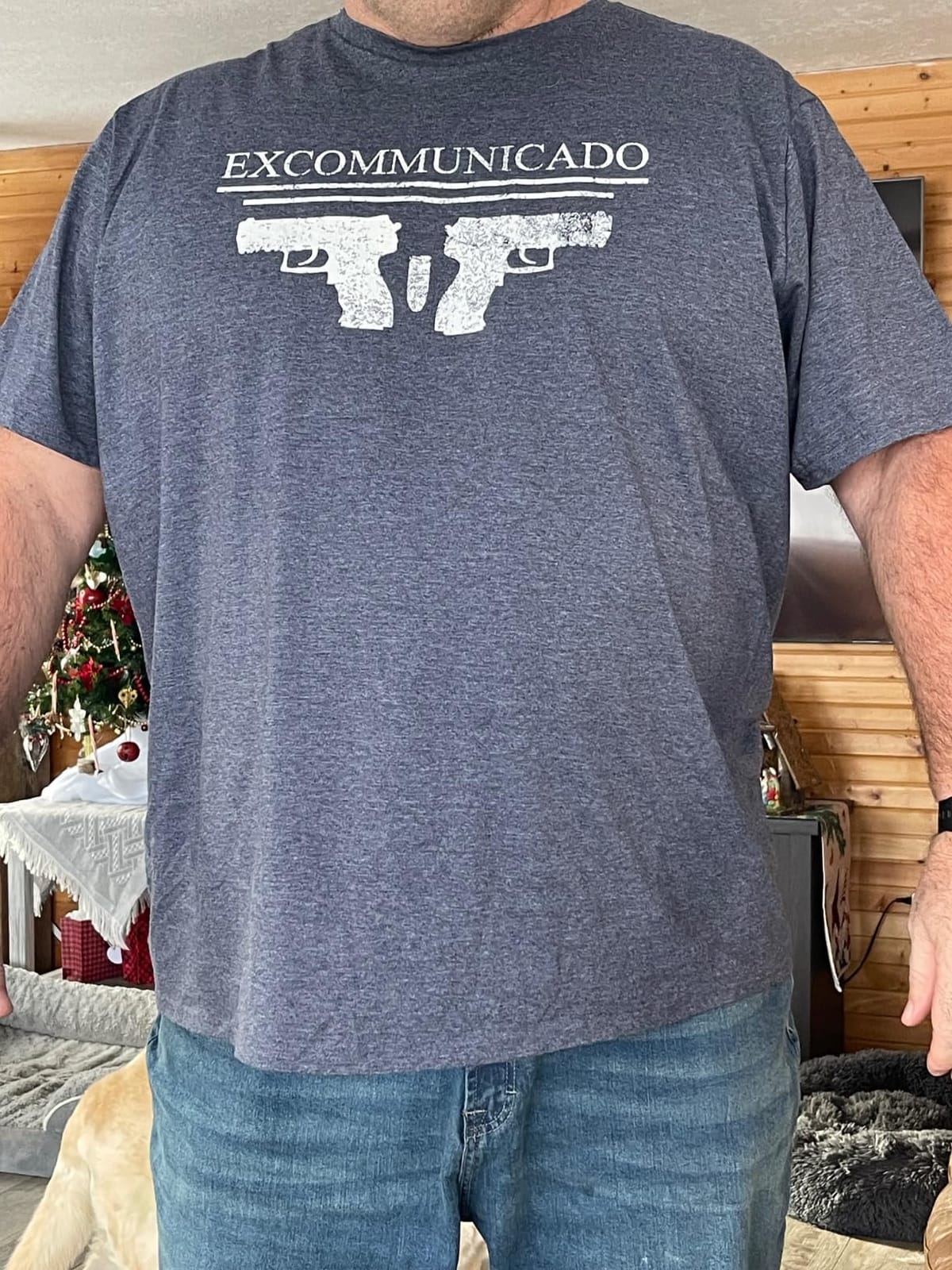 Excommunicado T-Shirt Novelty P30L Pistol Gun Gift T-Shirt Small customer photo 1