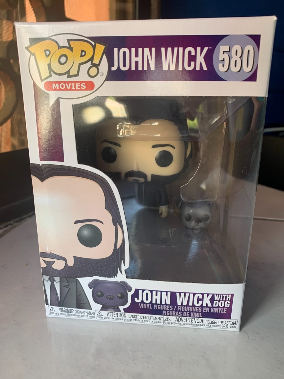 Funko Pop! Movies: John Wick - John in Black Suit with Dog Buddy customer photo 1