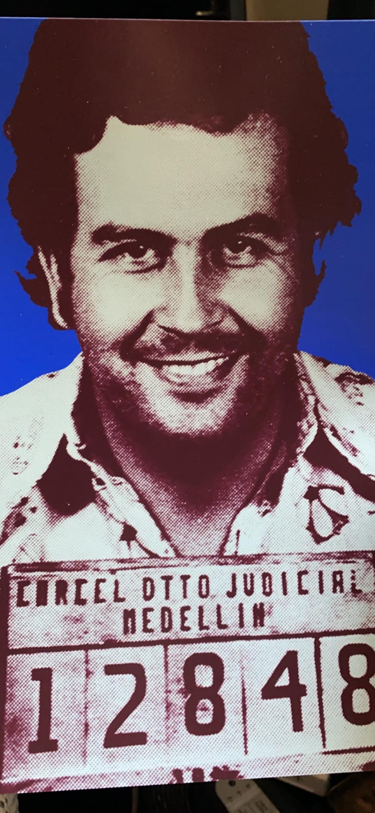Pablo Escobar Mugshot Wall Art, Contemporary Home Decor - Andy Warhol Style Poster Print - Unique Room Decorations for Dorm Room, Apartment, Man Cave - A Great Gift - 8x10 Photo Unframed customer photo 1
