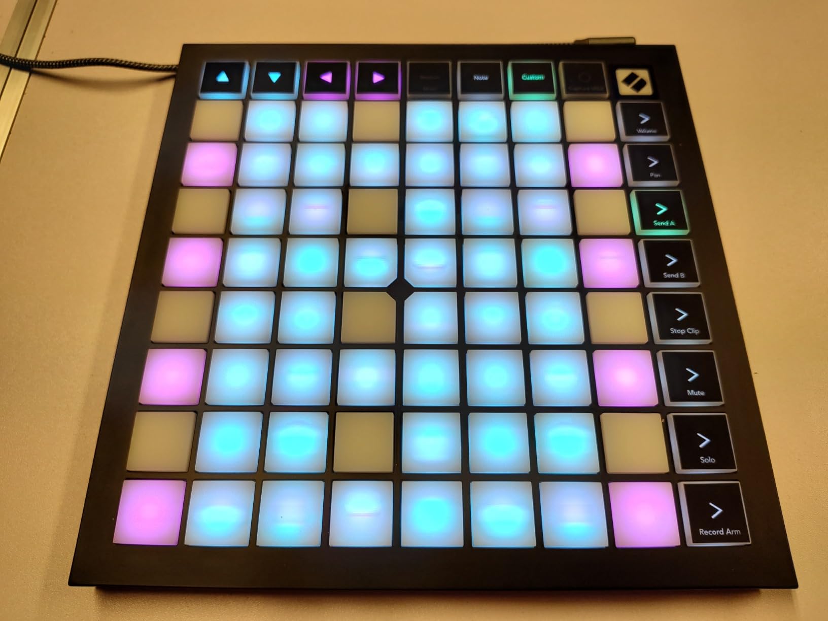 Novation Launchpad X MIDI USB Grid Controller | USB, 64 RGB Velocity-Sensitive Pads, Mixer Controls, Note and Scale Modes, 4 Custom Modes, Ableton Live Lite customer photo 2