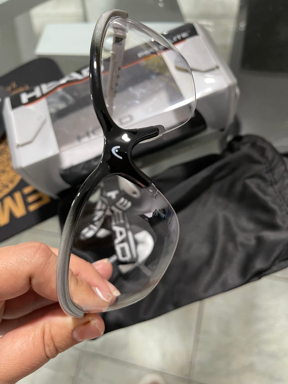 HEAD Racquetball Goggles - Pro Elite Anti Fog & Scratch Resistant Protective Eyewear w/UV Protection customer photo 2