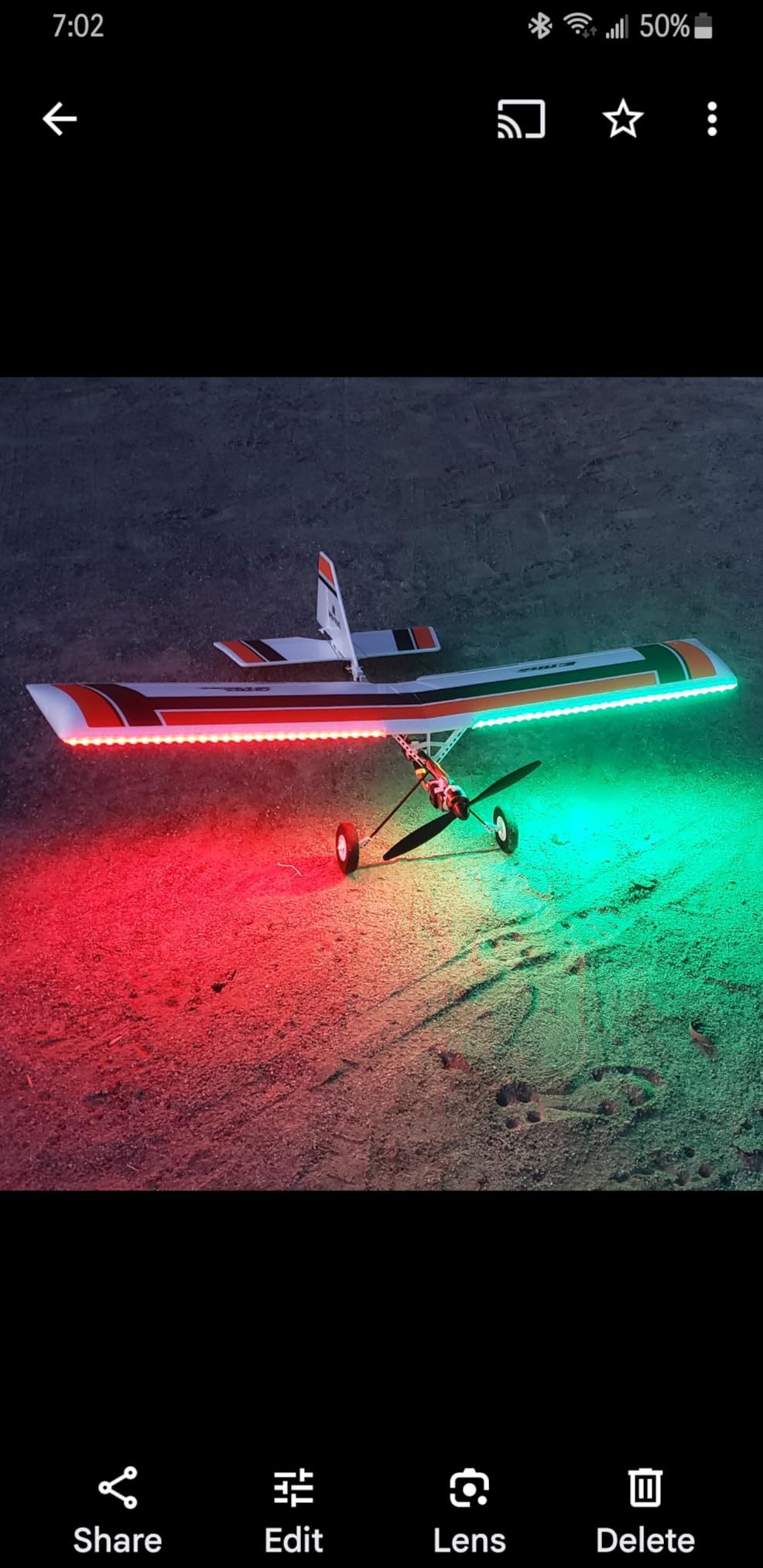 Remote Controlled LED Light Strip for RC Fixed Wing Airplane Flying Wing Plane AR Wing Drone Model Car Truck customer photo 1