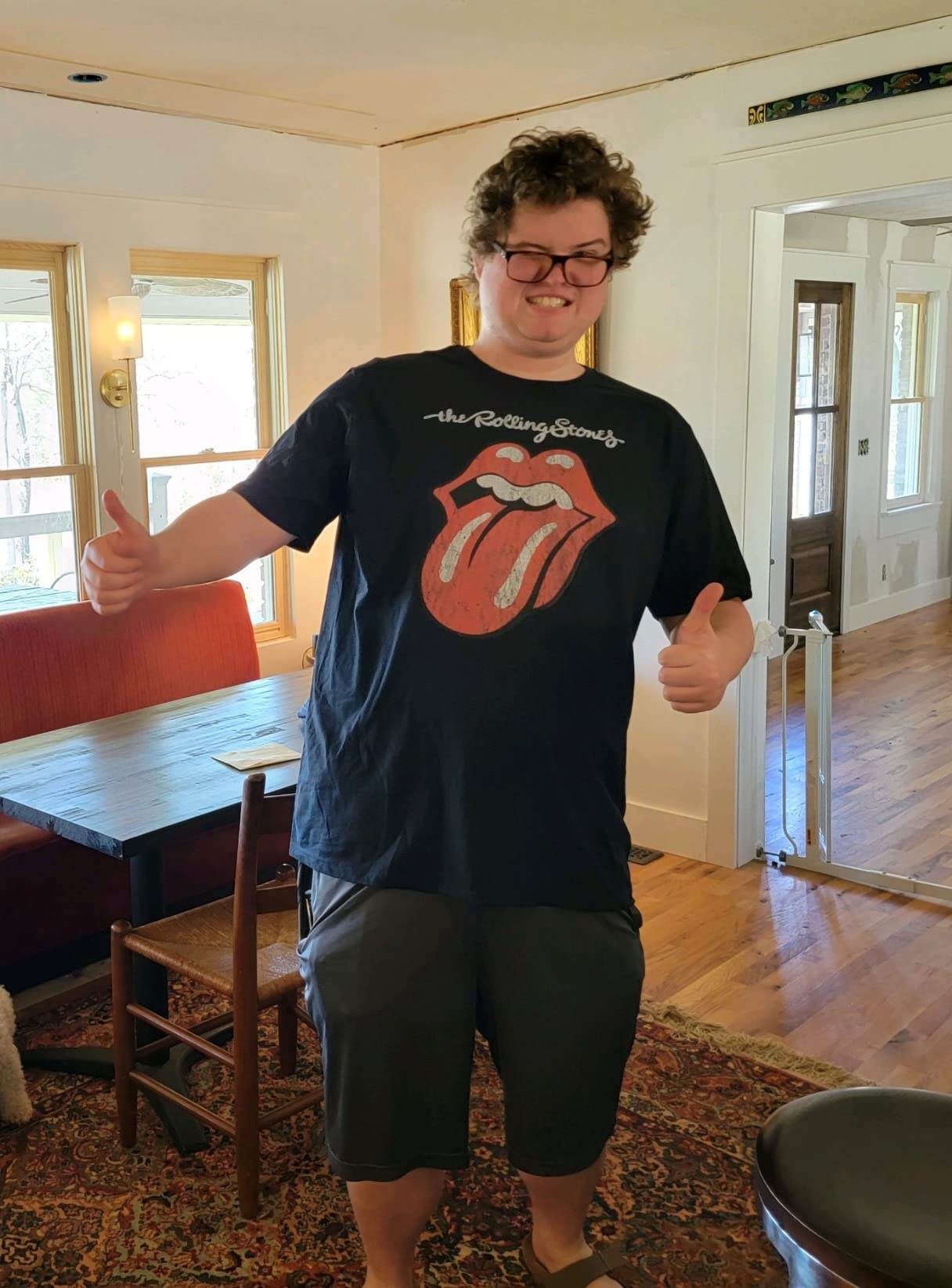 Rolling Stones Official Script Tongue T-Shirt customer photo 1