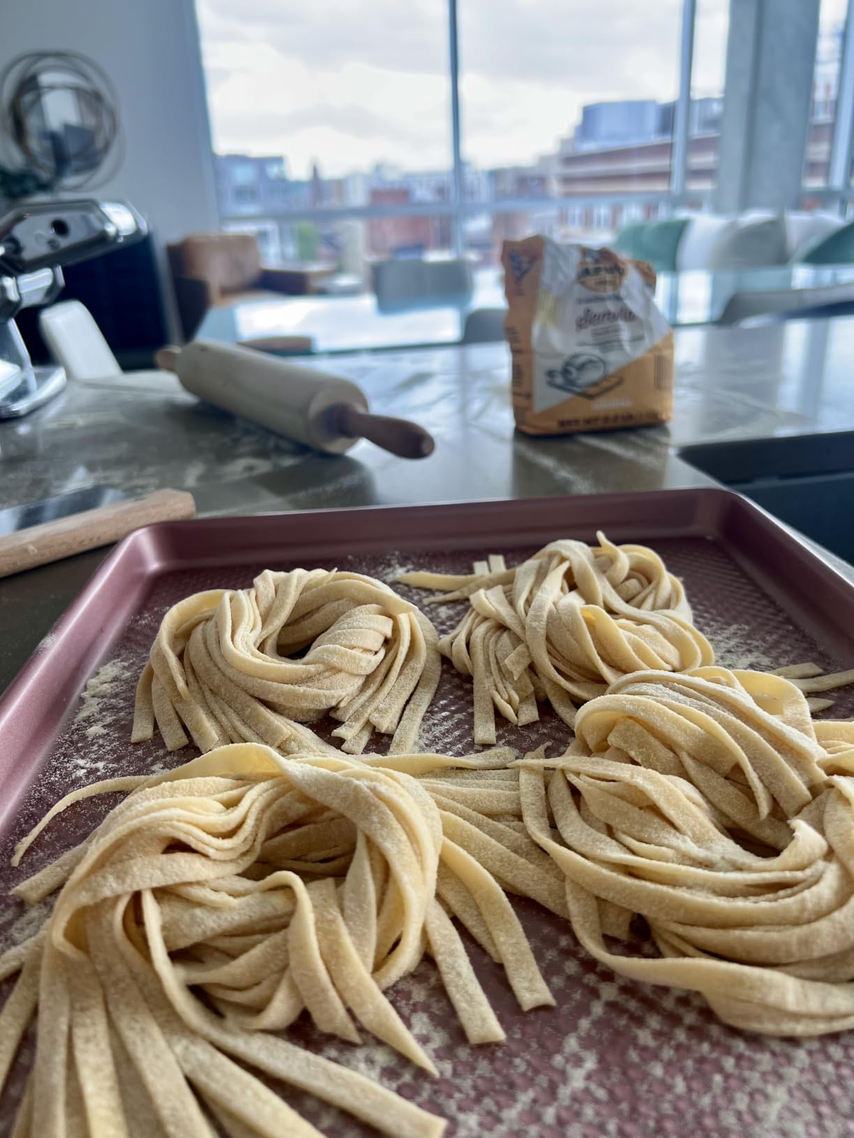 00 Antimo Caputo Pasta & Gnocchi Flour 2.2 Lb Bag - Italian Double Zero Grain Type - Extracted Wheat Blend - All Natural for Pasta Fresca Dough customer photo 1