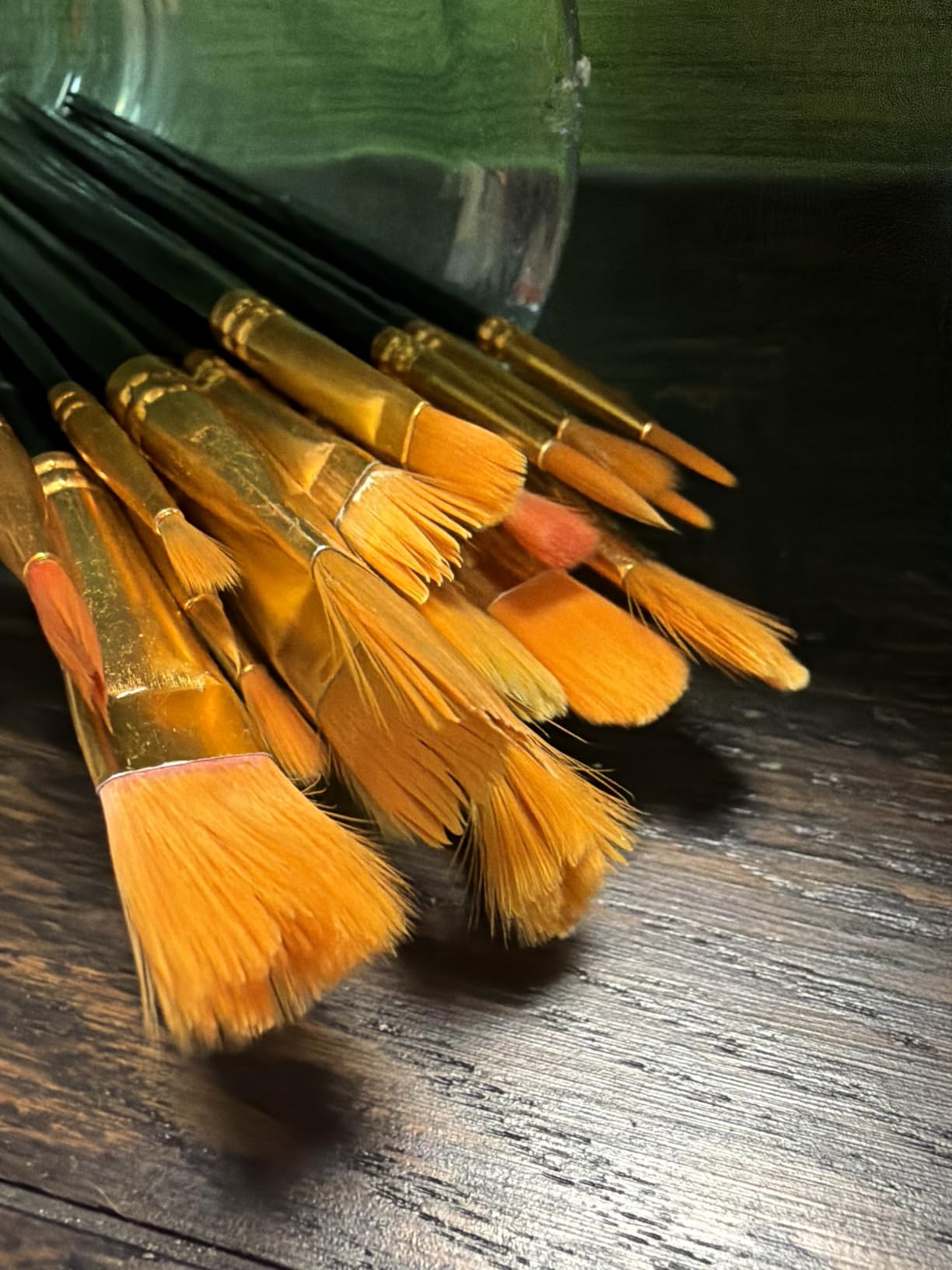 Soucolor Acrylic Paint Brushes Set, 20 Pcs Pointed Tip Artist Paintbrushes customer photo 2