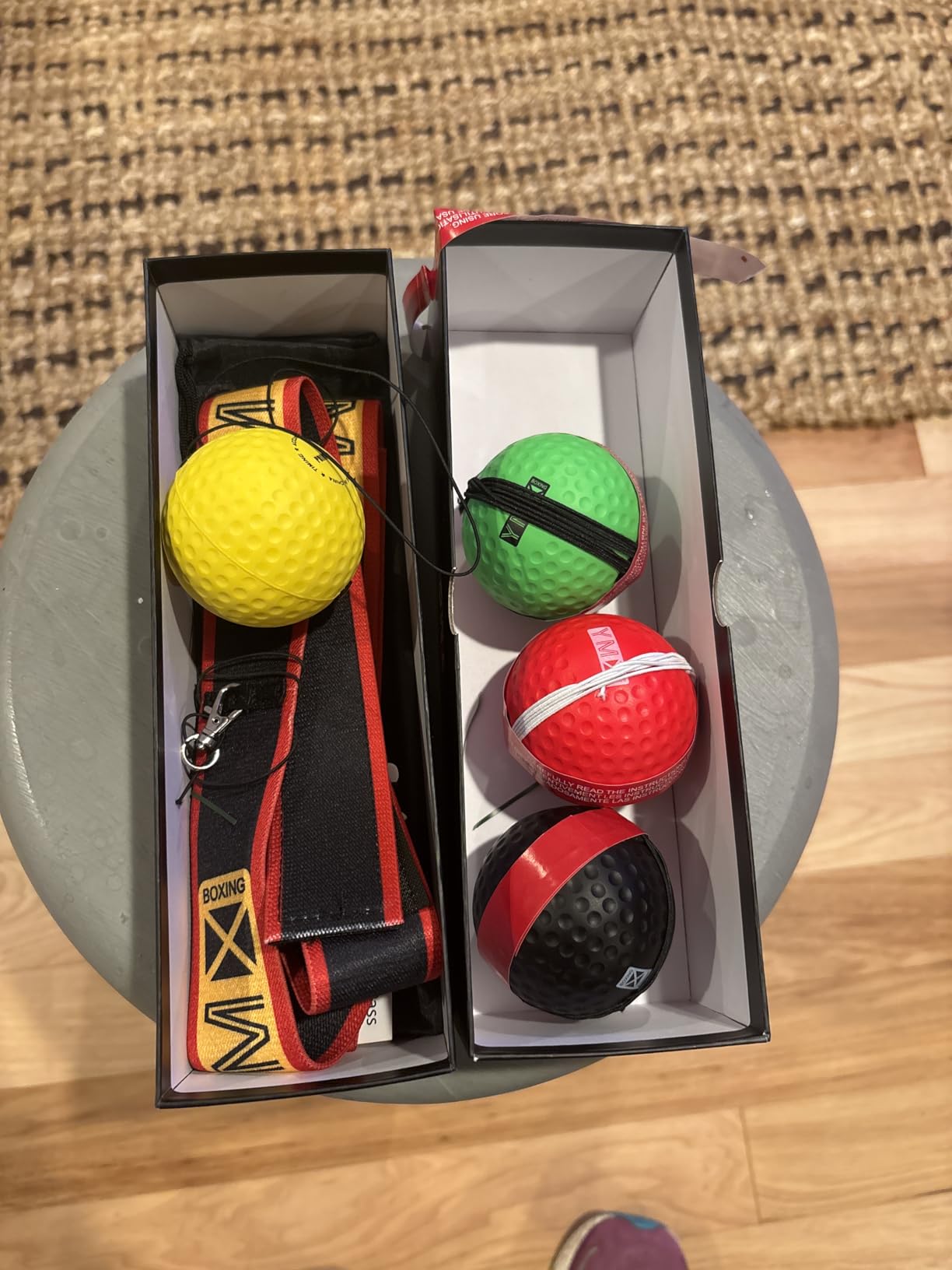 YMX BOXING Ultimate Reflex Ball Set with App - 4 Balls & 2 Headband customer photo 1