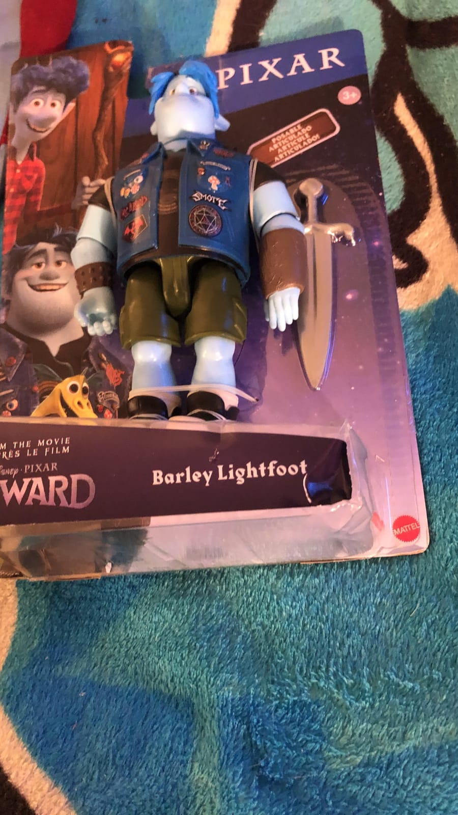 Mattel Pixar Onward Core Figure Barley Character Action Figure Realistic Movie Toy Brother Doll for Storytelling, Display and Collecting for Ages 3 and Up customer photo 2