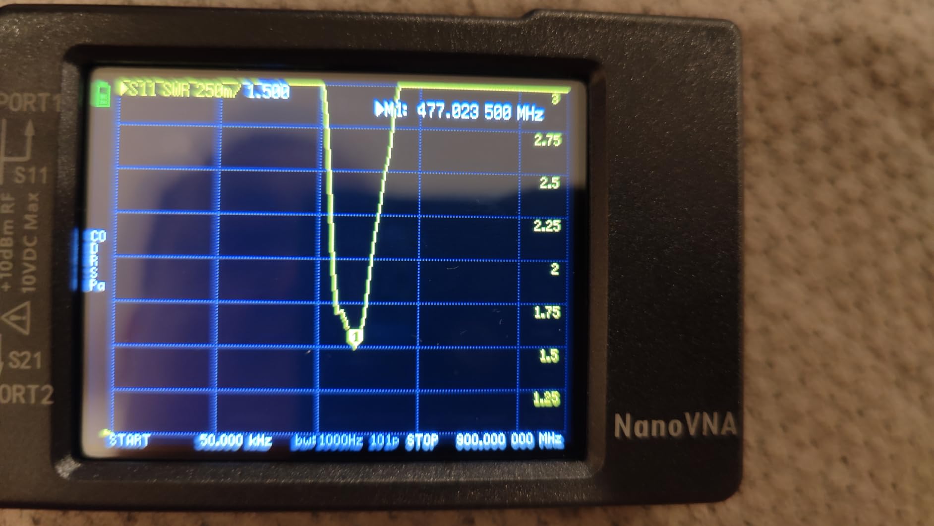 [Upgraded] AURSINC NanoVNA-H Vector Network Analyzer 9KHz -1.5GHz Latest HW V3.7 HF VHF UHF Antenna Analyzer, Measuring S Parameters, SWR, Phase, Delay, Smith Chart customer photo 2