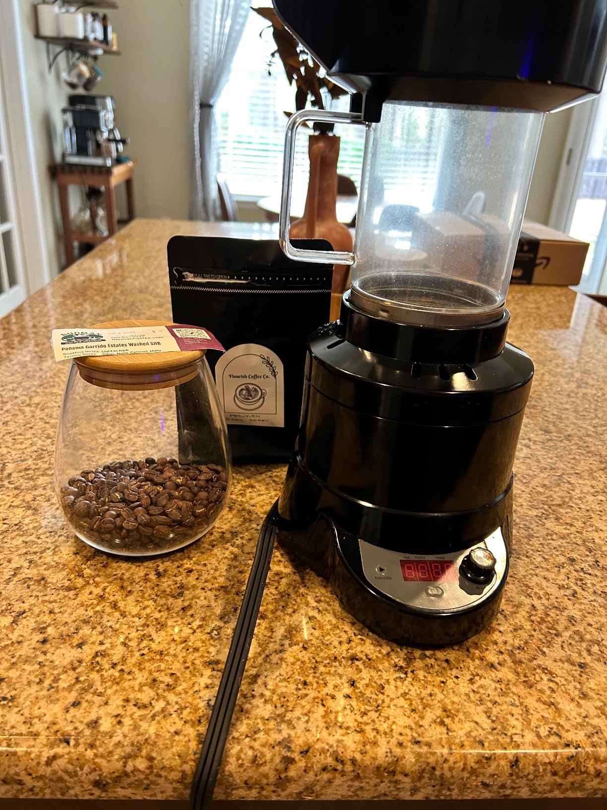 Fresh Roast SR800 Coffee Roaster – Roast Coffee at Home – Variable Heat and Fan Control – Digital Display – Roasts 6–8 oz (170–226g) Per Batch – Easy to Use – Fast Roast Time customer photo 1