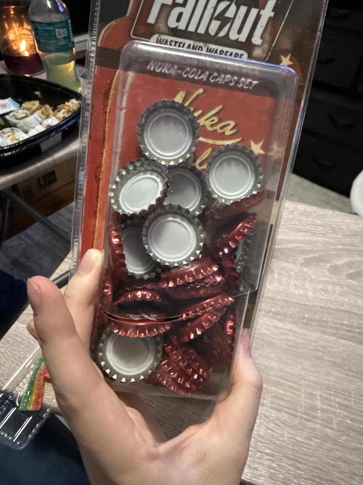 Modiphius: Fallout Nuka-Cola Caps Set, Includes 50 Distressed Nuka-Cola Bottle Caps, Made By an Official Bottle Cap Manufacturer, For Ages 14 and up customer photo 2