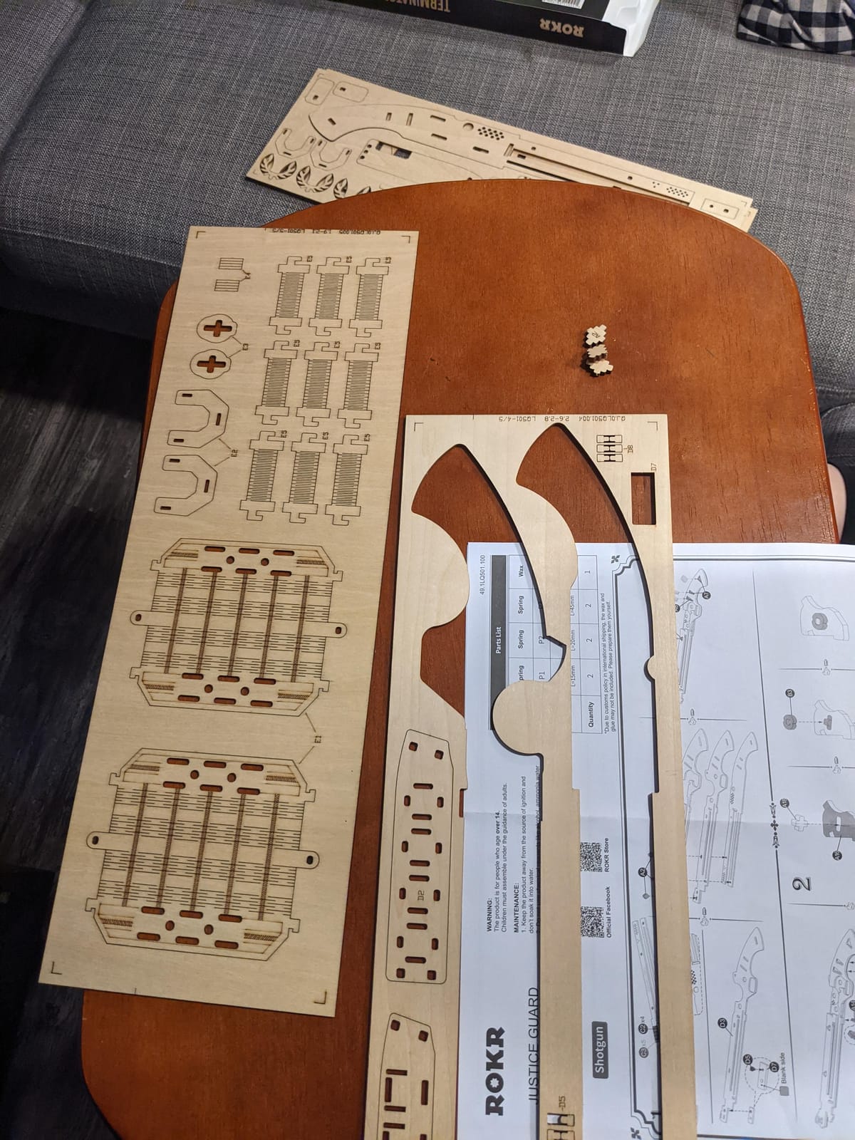 ROBOTIME LQ501 3D Puzzles for Adults, Wooden Puzzle for Adults, Model Kit (Terminator M870), Unique Gift customer photo 1