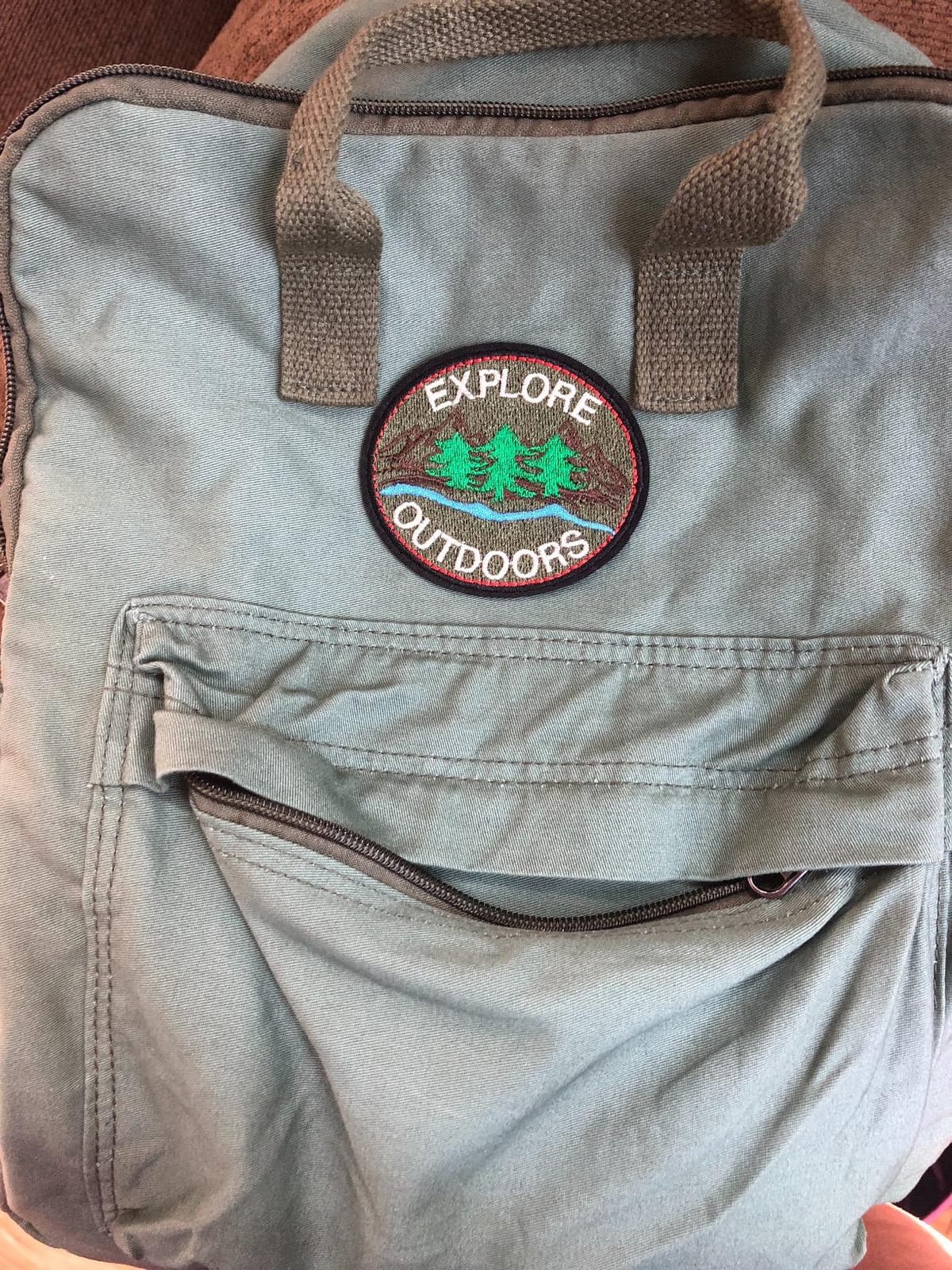 U-Sky Sew or Iron on Embroidered Patches | Park Ranger Design with Mountain Forest Scene | Outdoor Adventure Theme | National Park Fans Hikers | Jackets Backpacks Hats | 3x2.7inch 3PCs customer photo 2