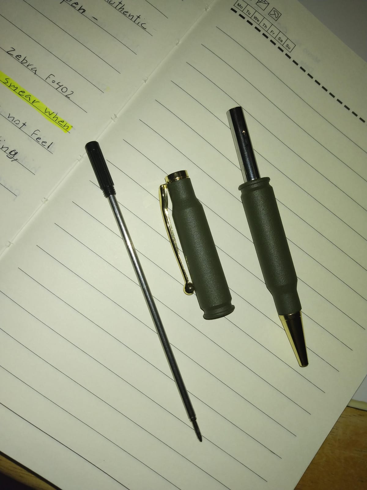 .308 Real Bullet Brass Casing Refillable Twist Pen – Military Style, Tactical for Men, Dads & Veterans, Gift Box Included – Polished Brass customer photo 1