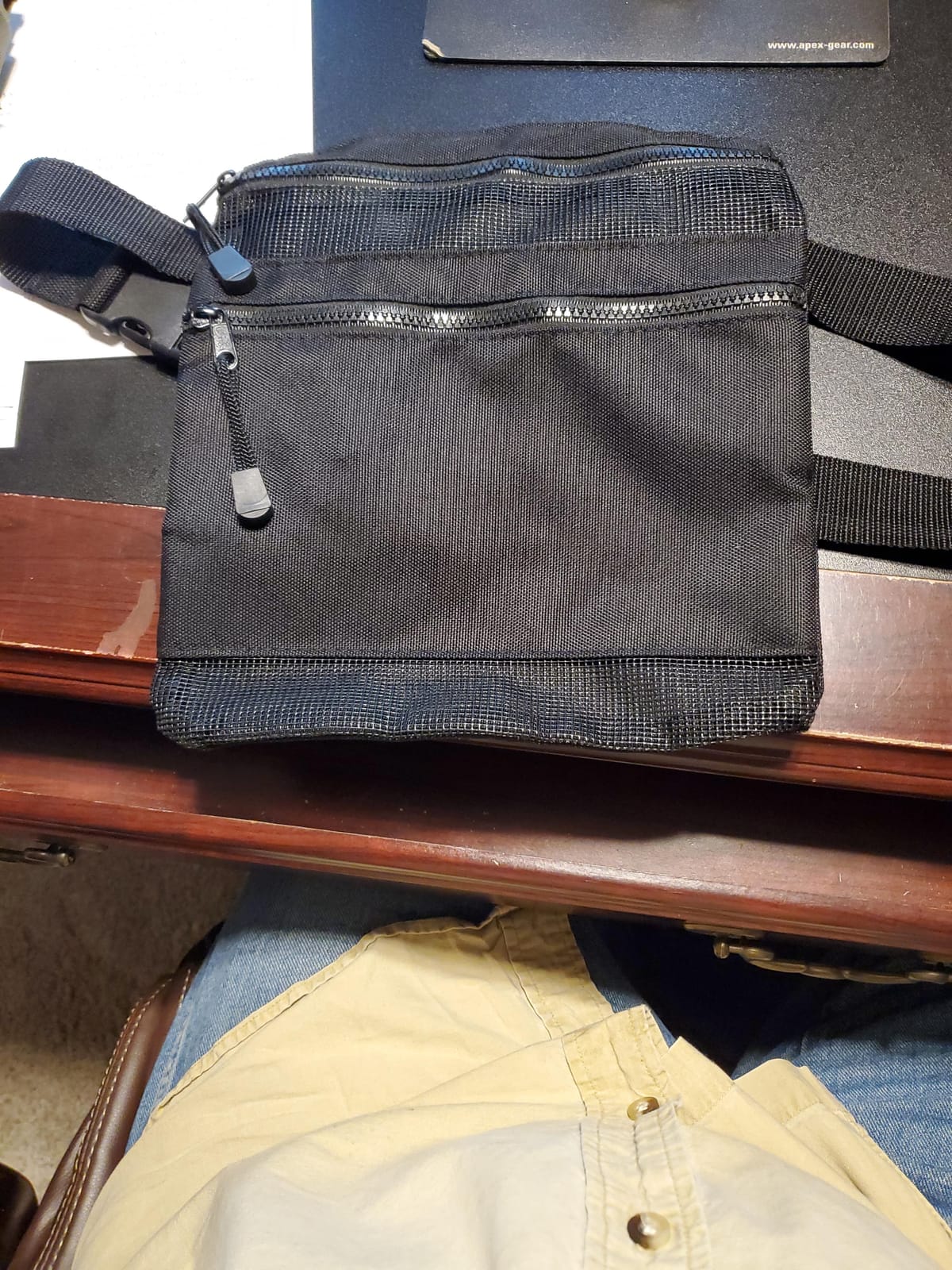 Calces365 Metal Detecting Water Proof Mesh Waist Pouch, Perfect for Beach Detecting, Long 52 Inche Belt customer photo 1